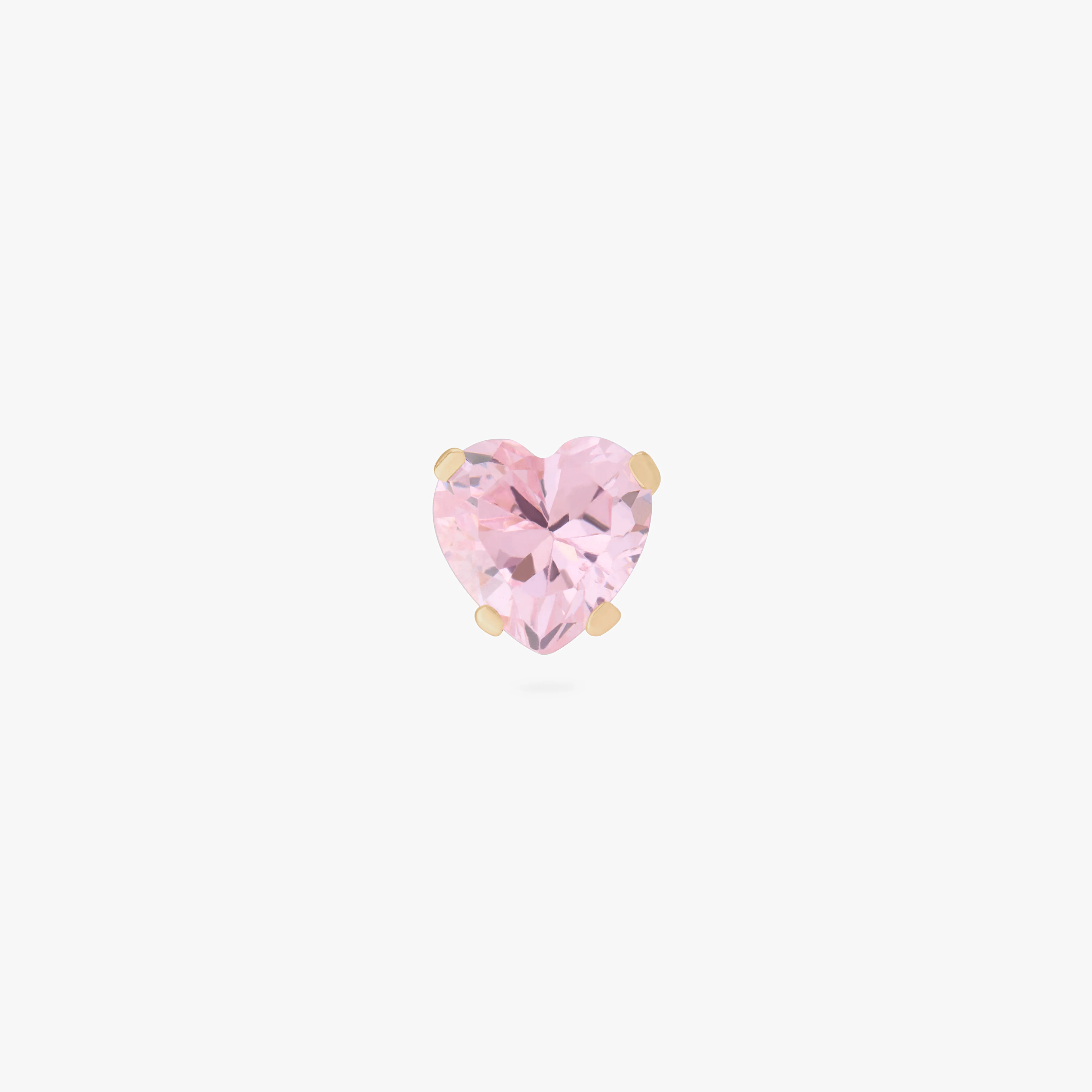 14K CZ Heart - Image 3
