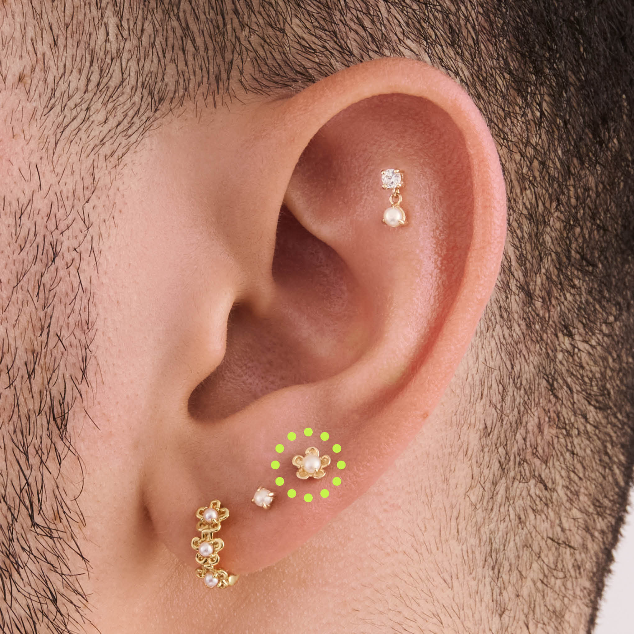 14K Pearl Daisy - Image 2