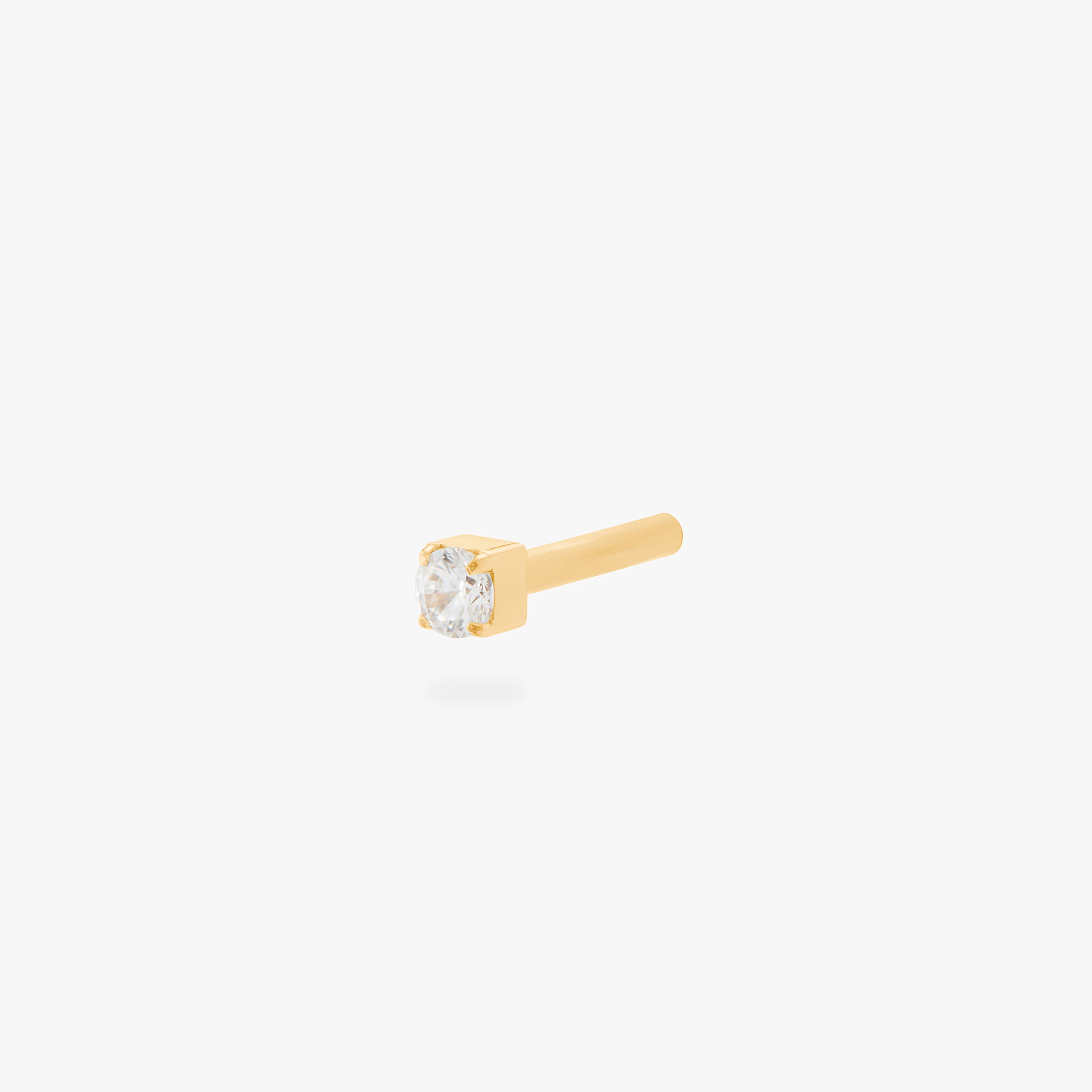 Gold Mini CZ Flatback Post - Image 5