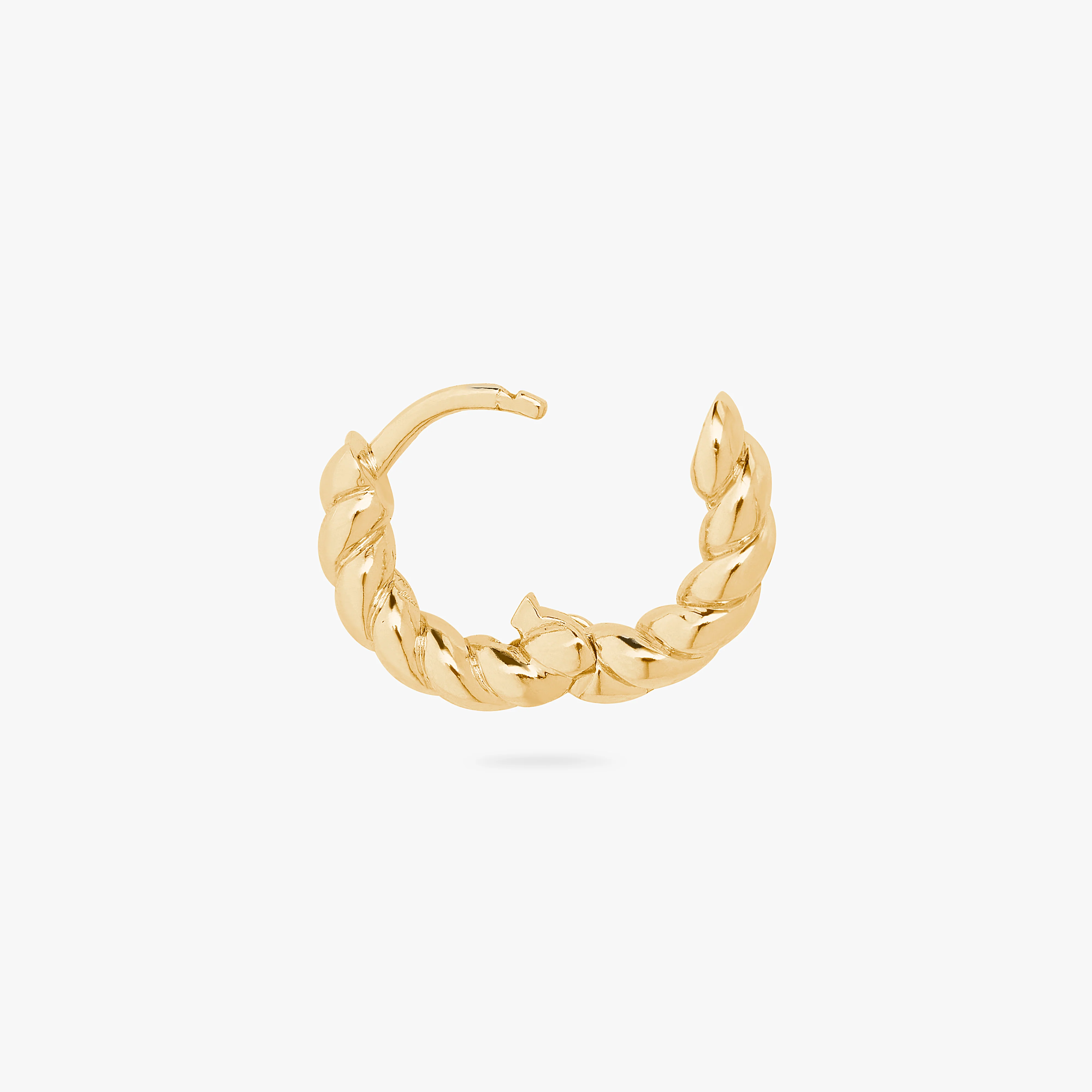 Chunky French Twist Huggie - Image 3