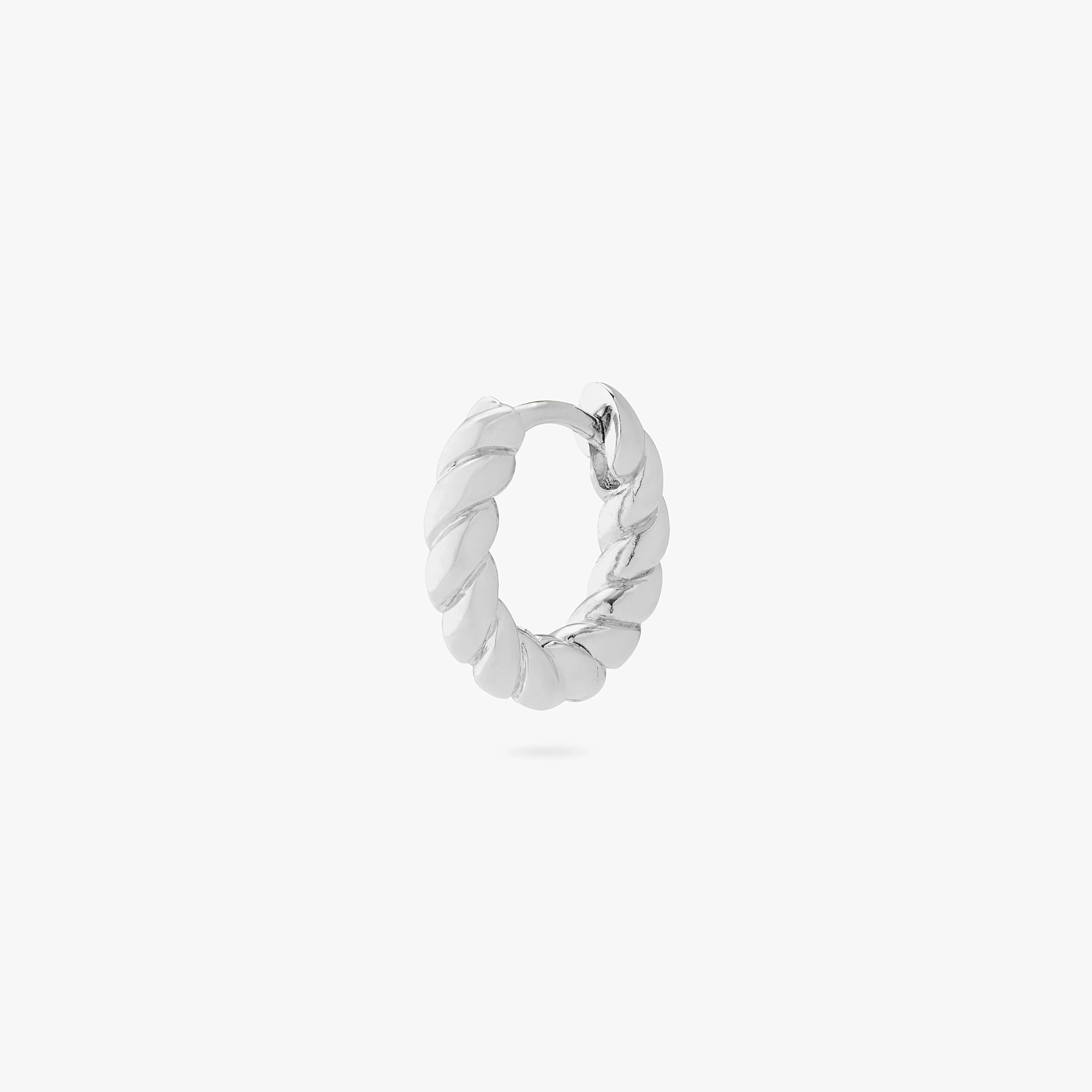 Chunky French Twist Huggie - Image 6