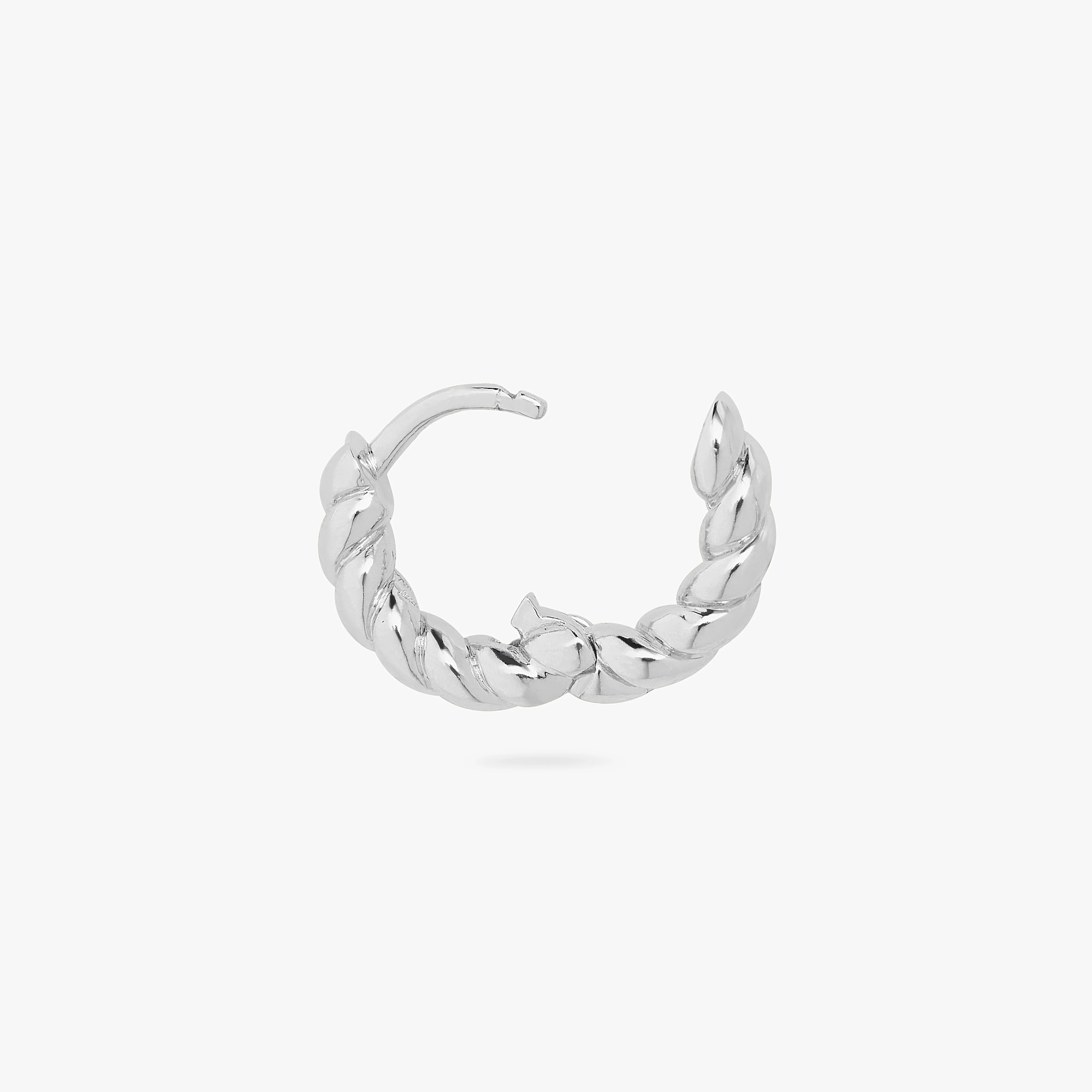 Chunky French Twist Huggie - Image 8