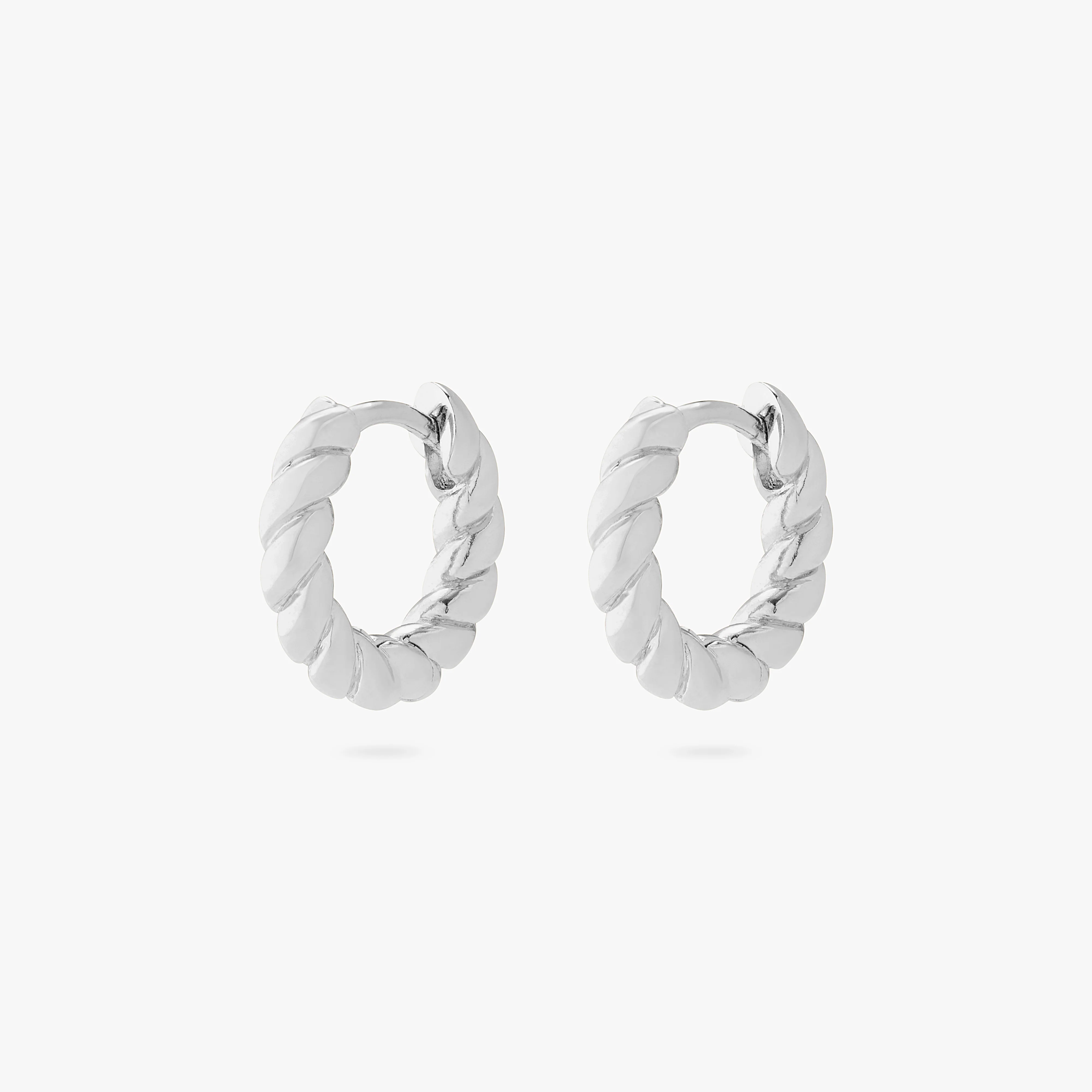 Chunky French Twist Huggie - Image 9