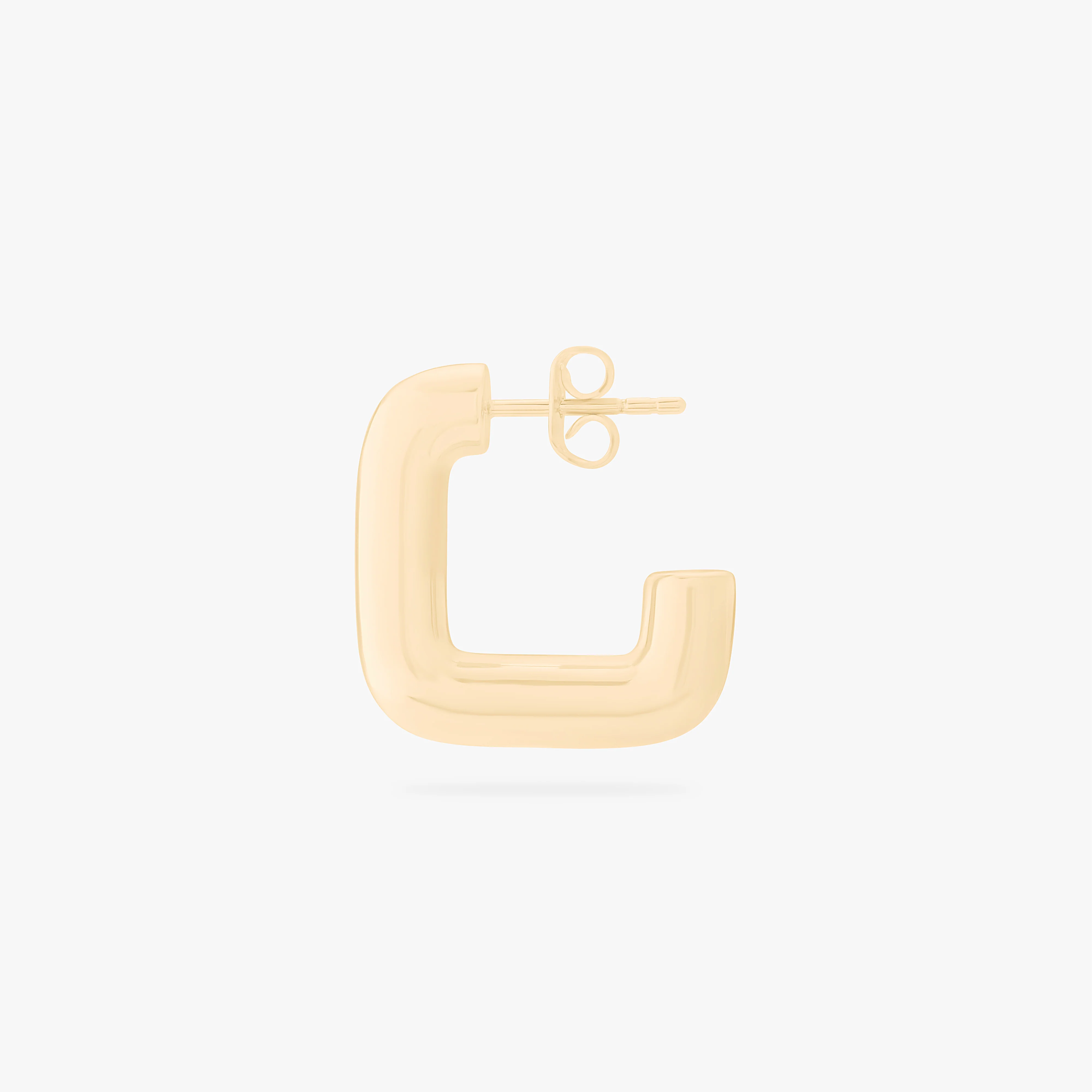 Chunky Square Hoop - Image 3