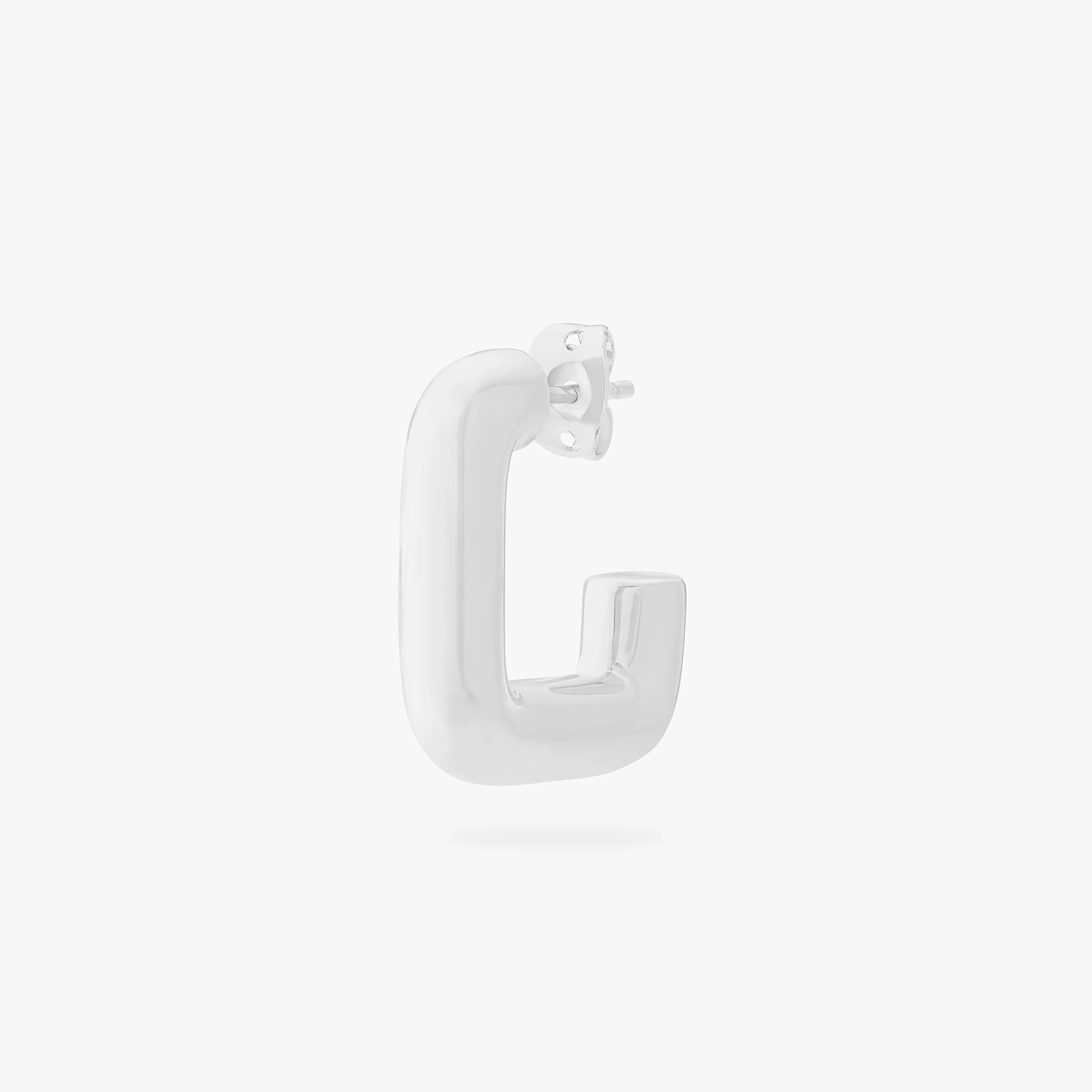 Chunky Square Hoop - Image 5