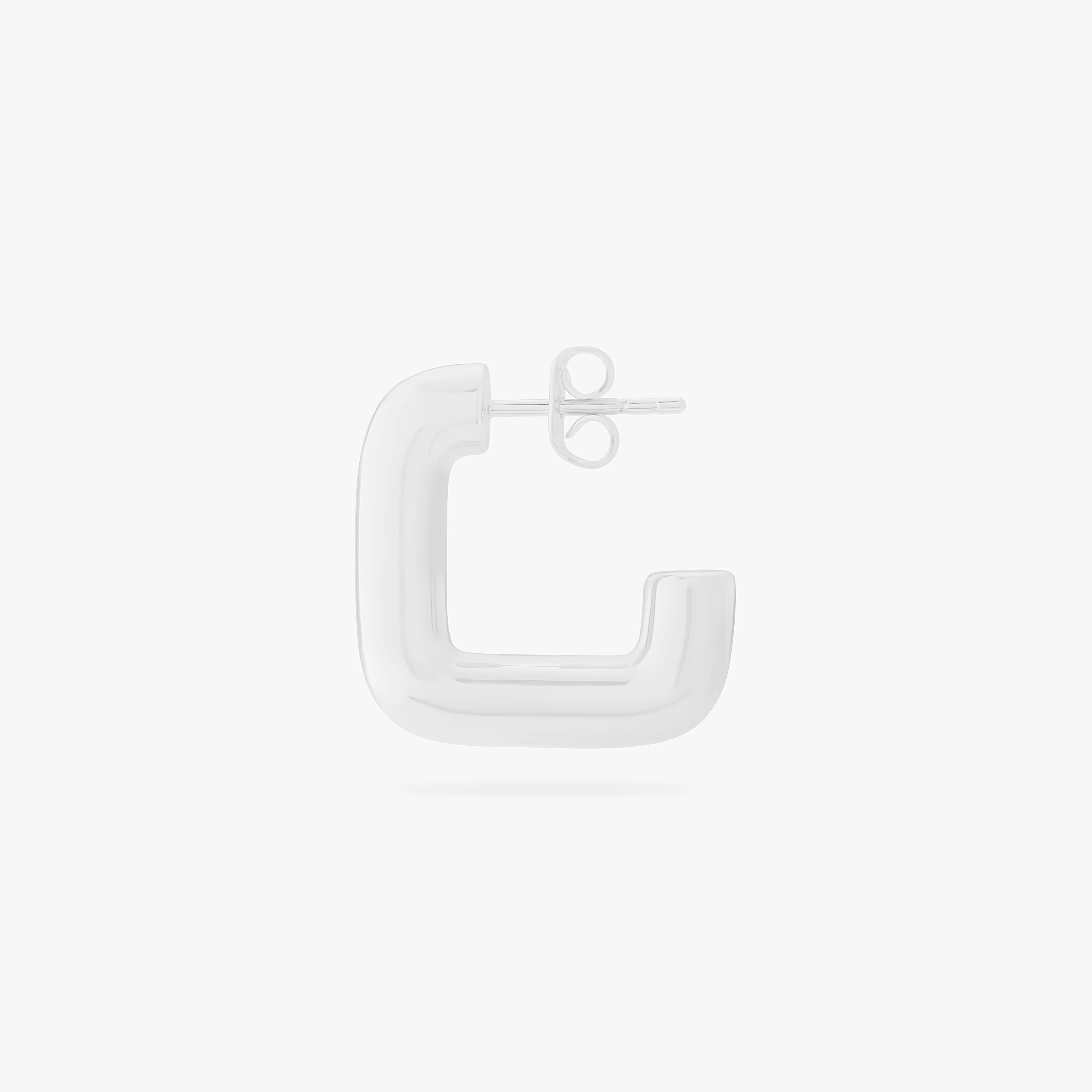Chunky Square Hoop - Image 7