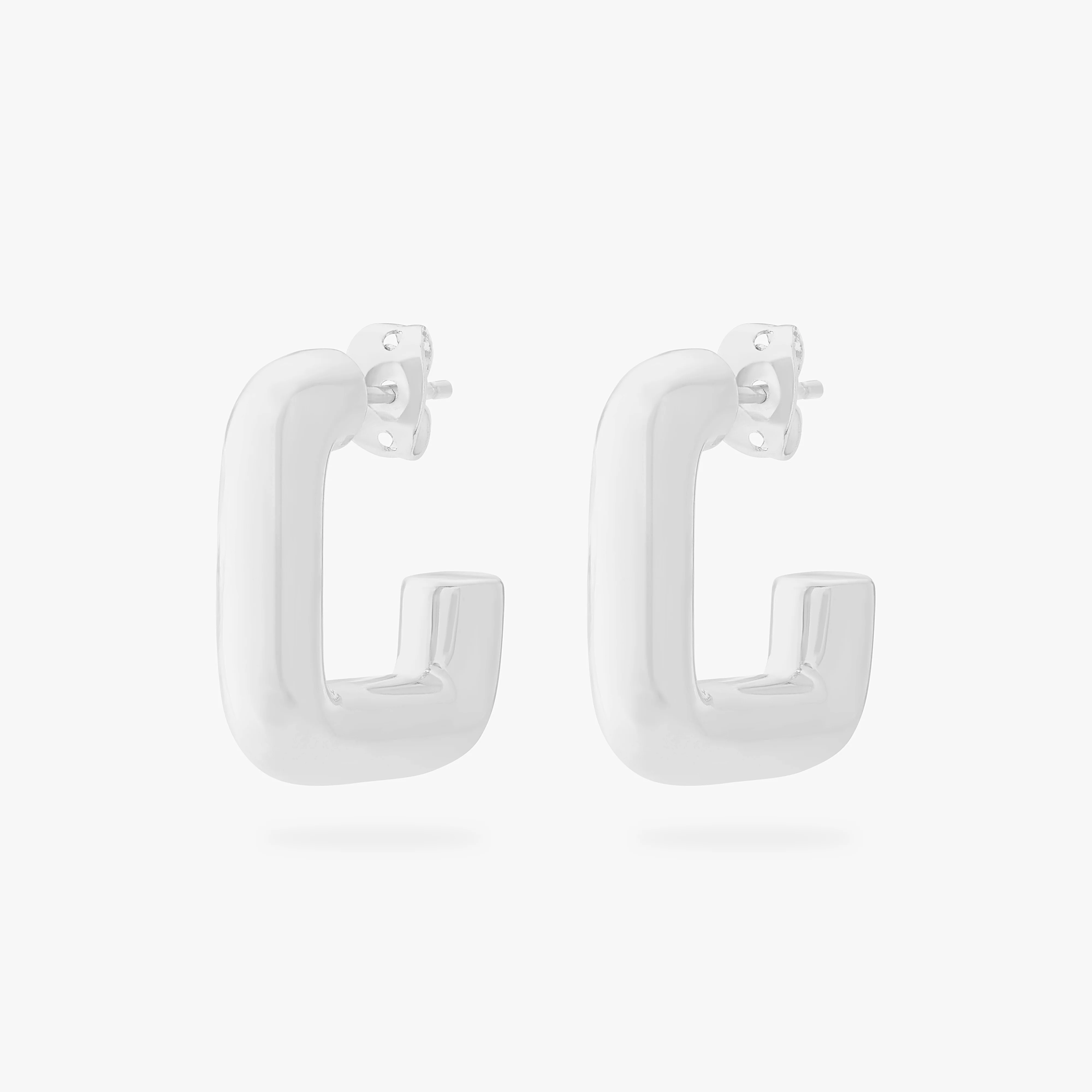 Chunky Square Hoop - Image 8