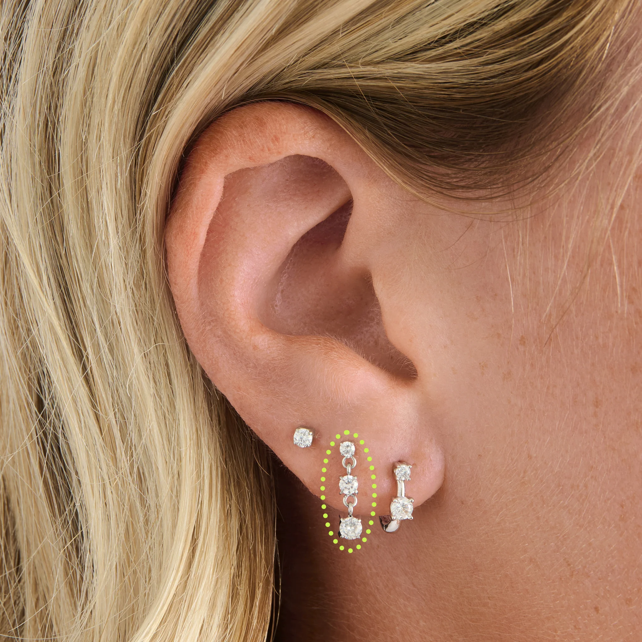 CZ Drip Flatback Stud - Image 14