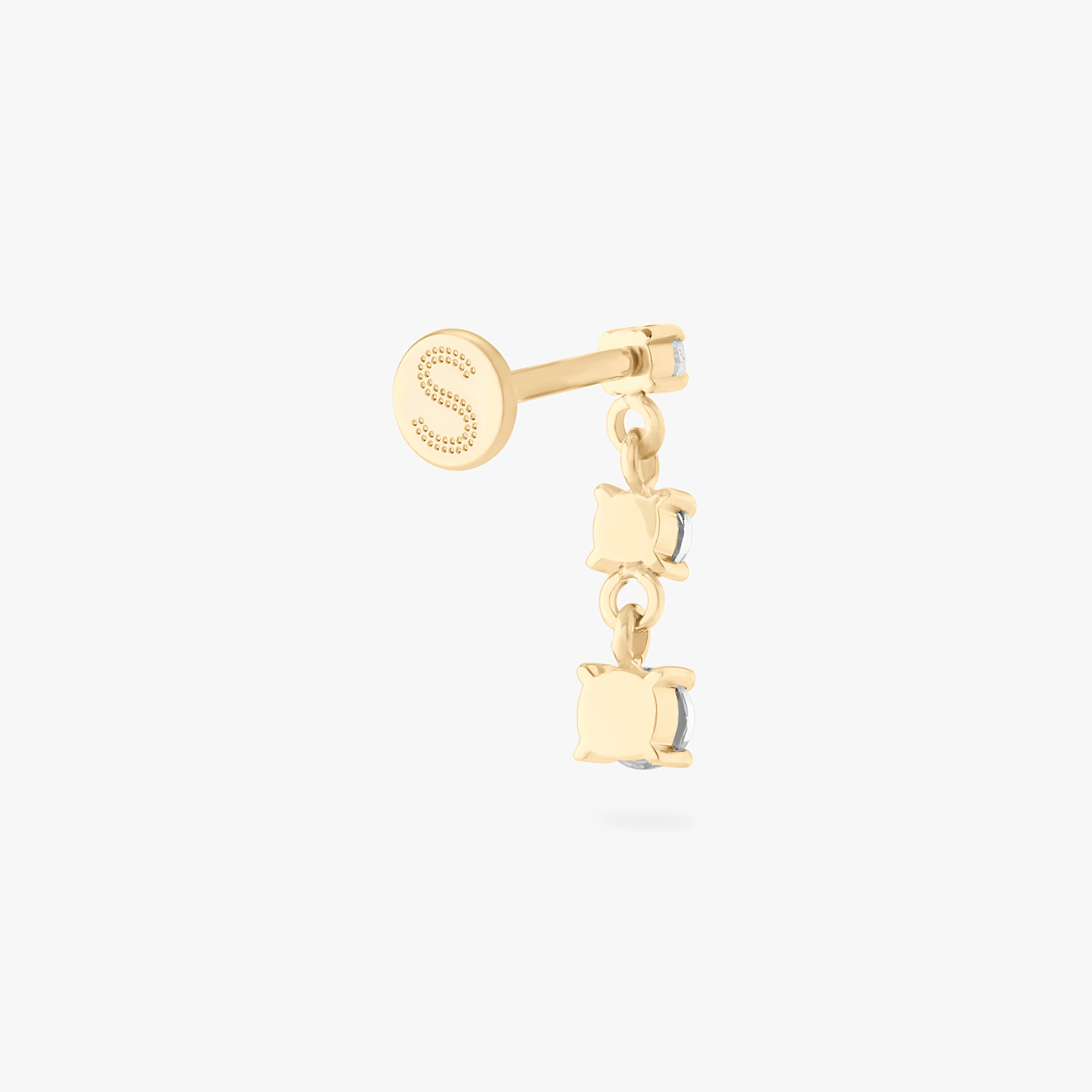 CZ Drip Flatback Stud - Image 5