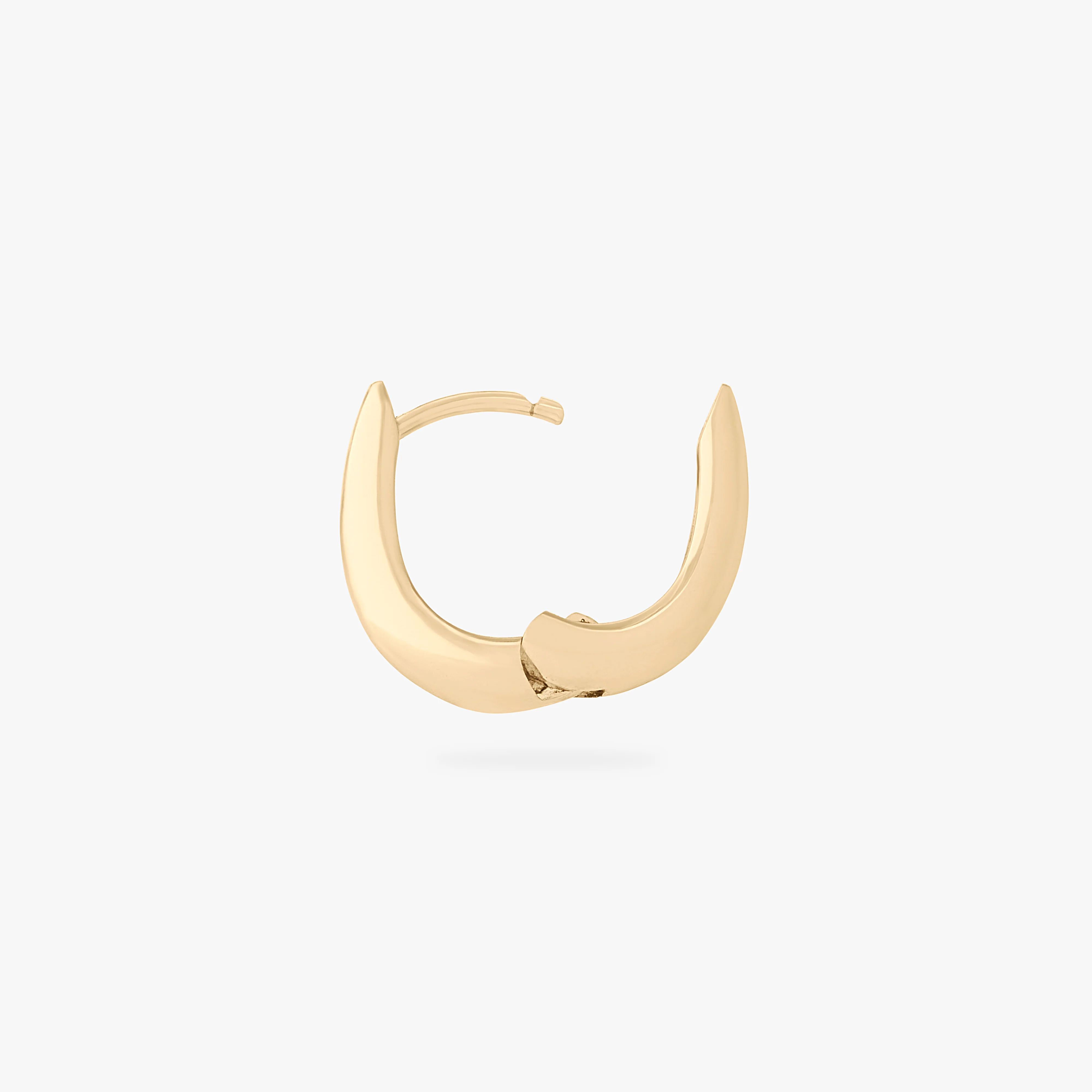 Dainty Crescent Huggie - Image 3