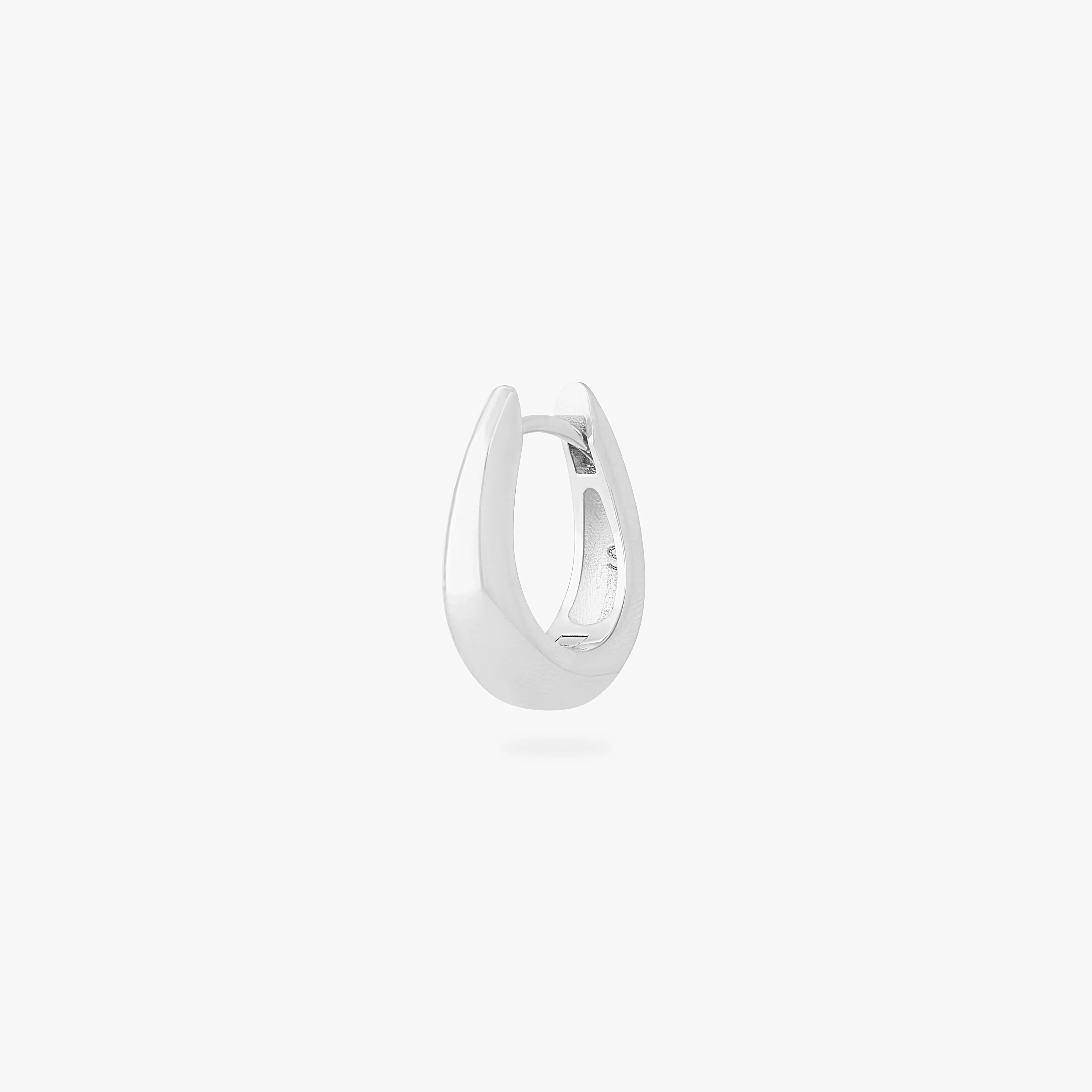 Dainty Crescent Huggie - Image 5