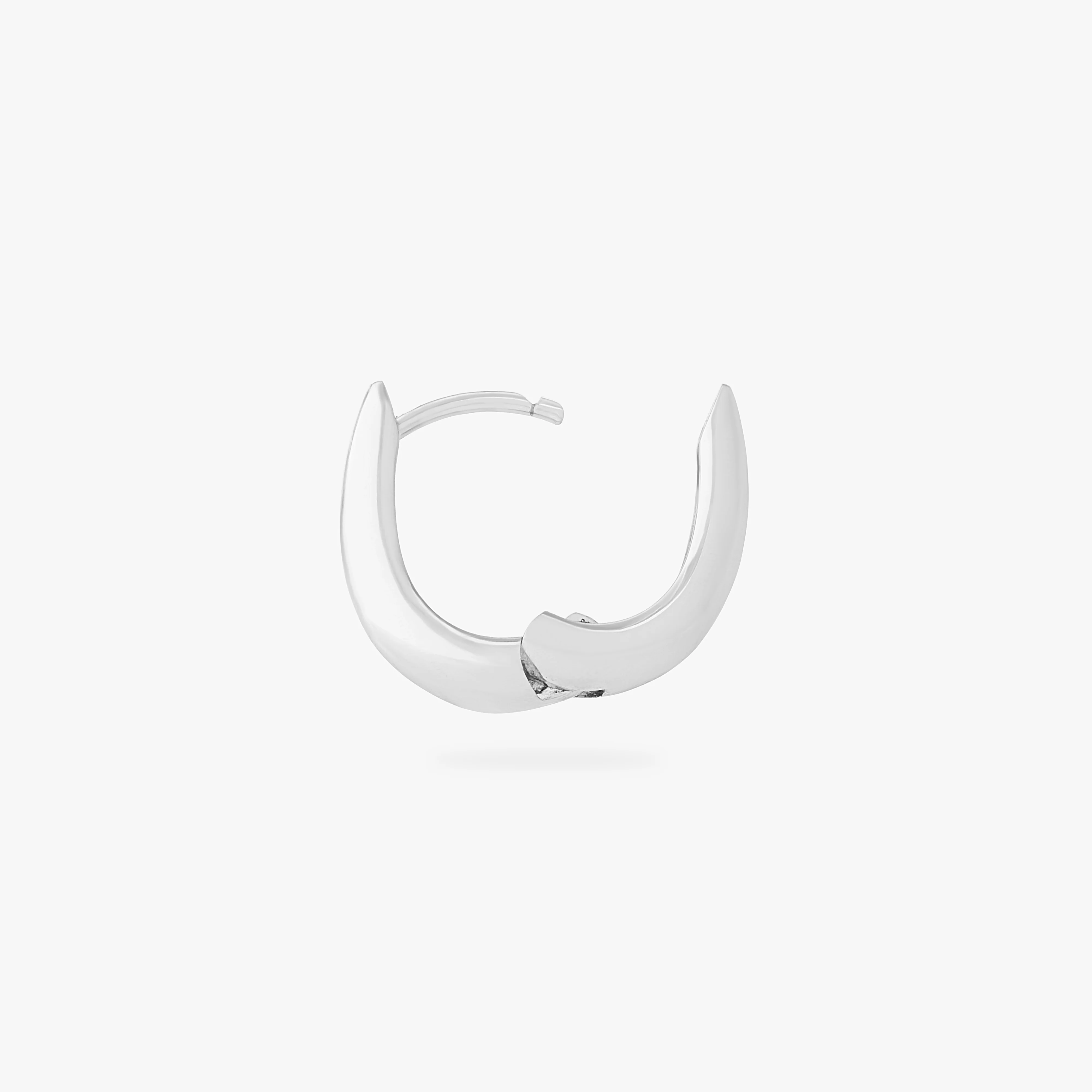 Dainty Crescent Huggie - Image 8