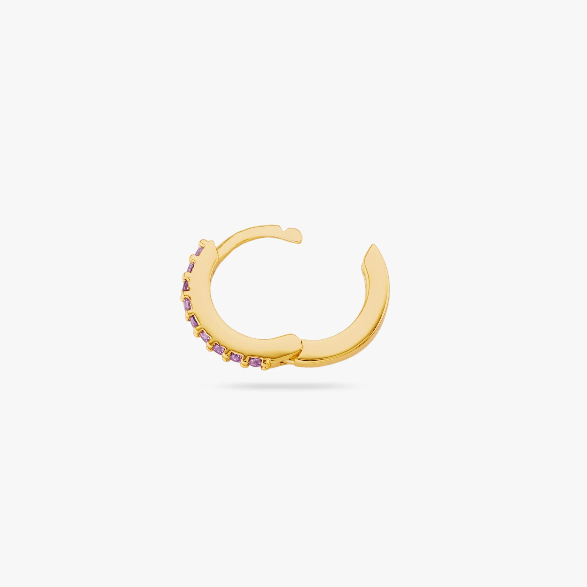 Mini Pave Huggie - Image 21