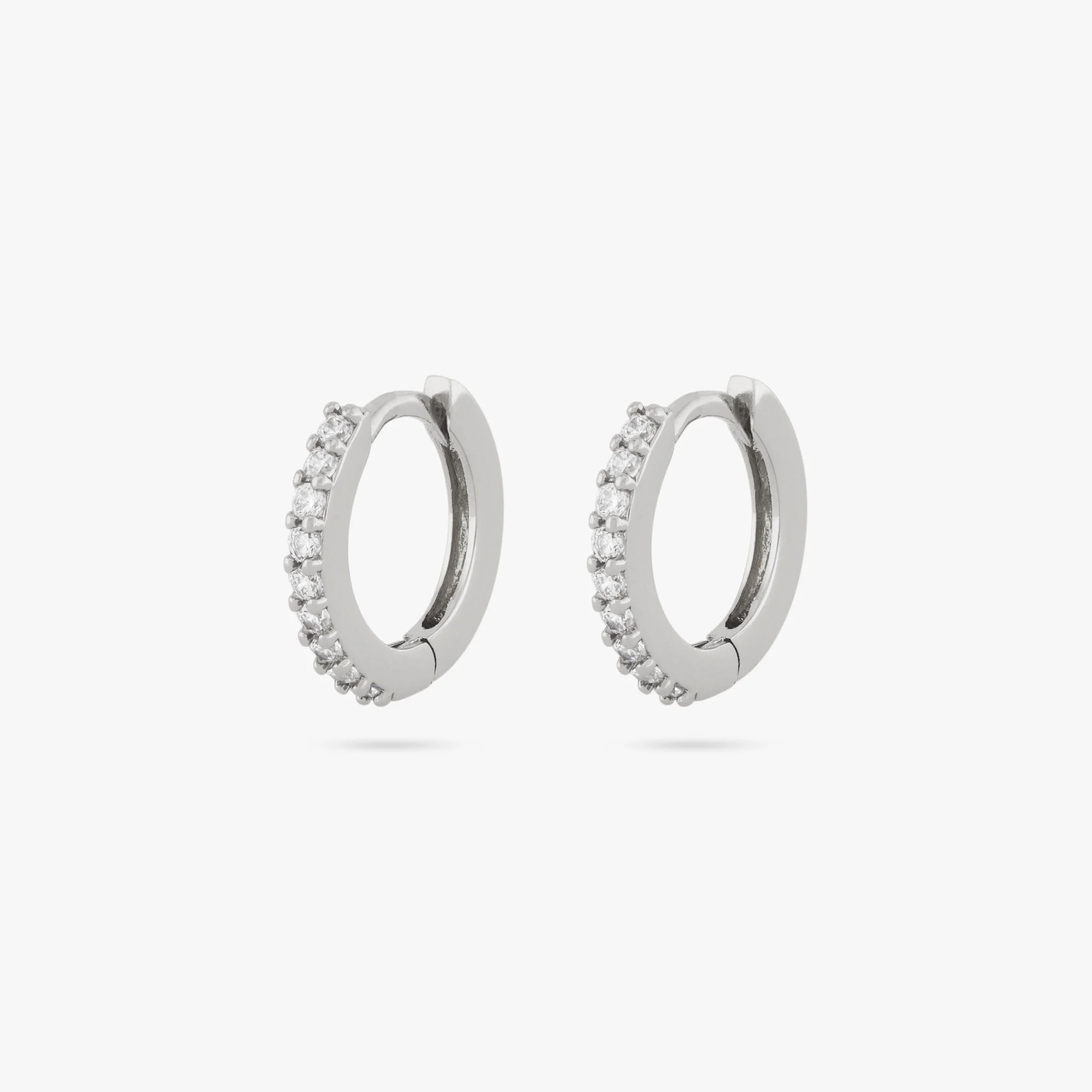 Mini Pave Huggie - Image 8