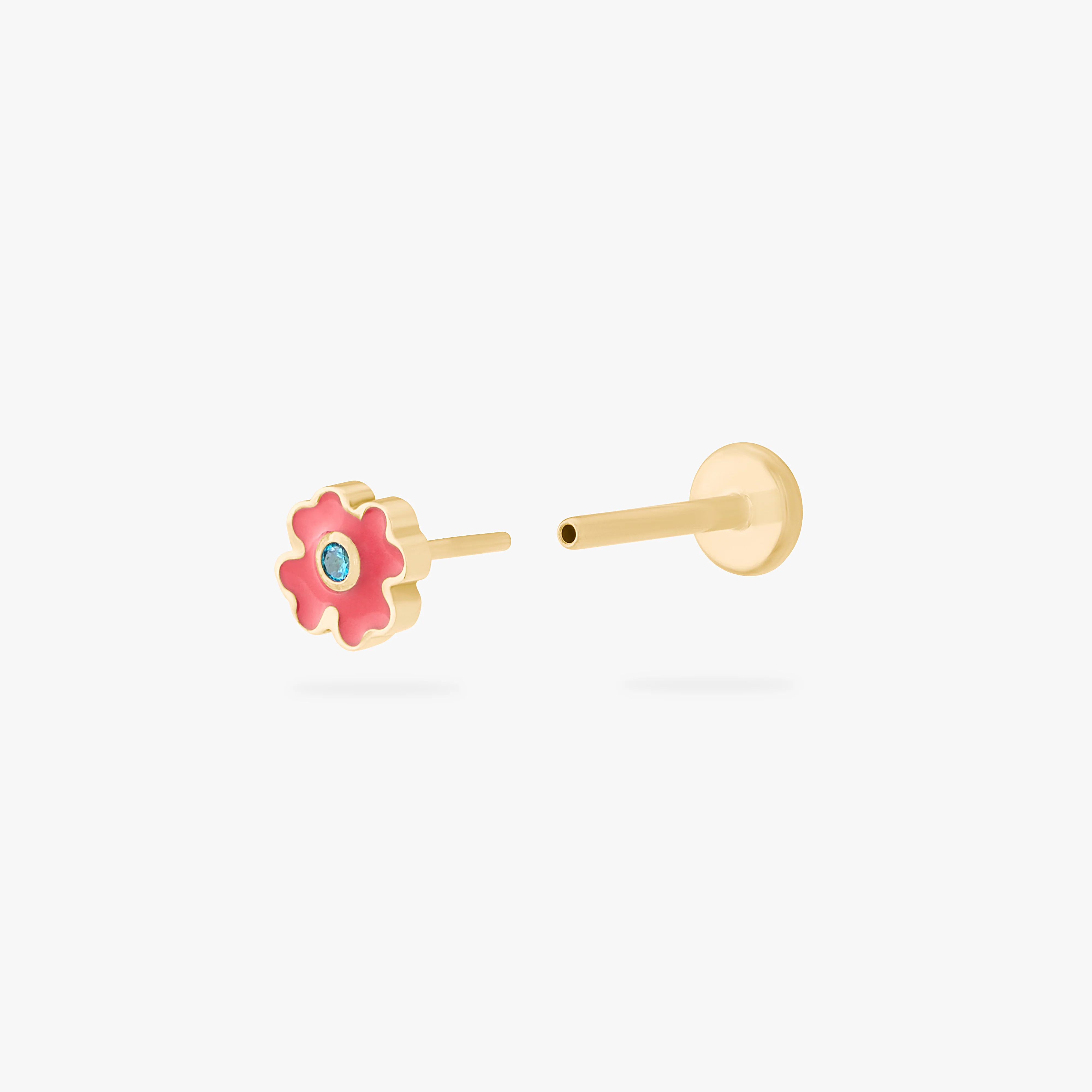 Enamel Flower Flatback Stud - Image 8