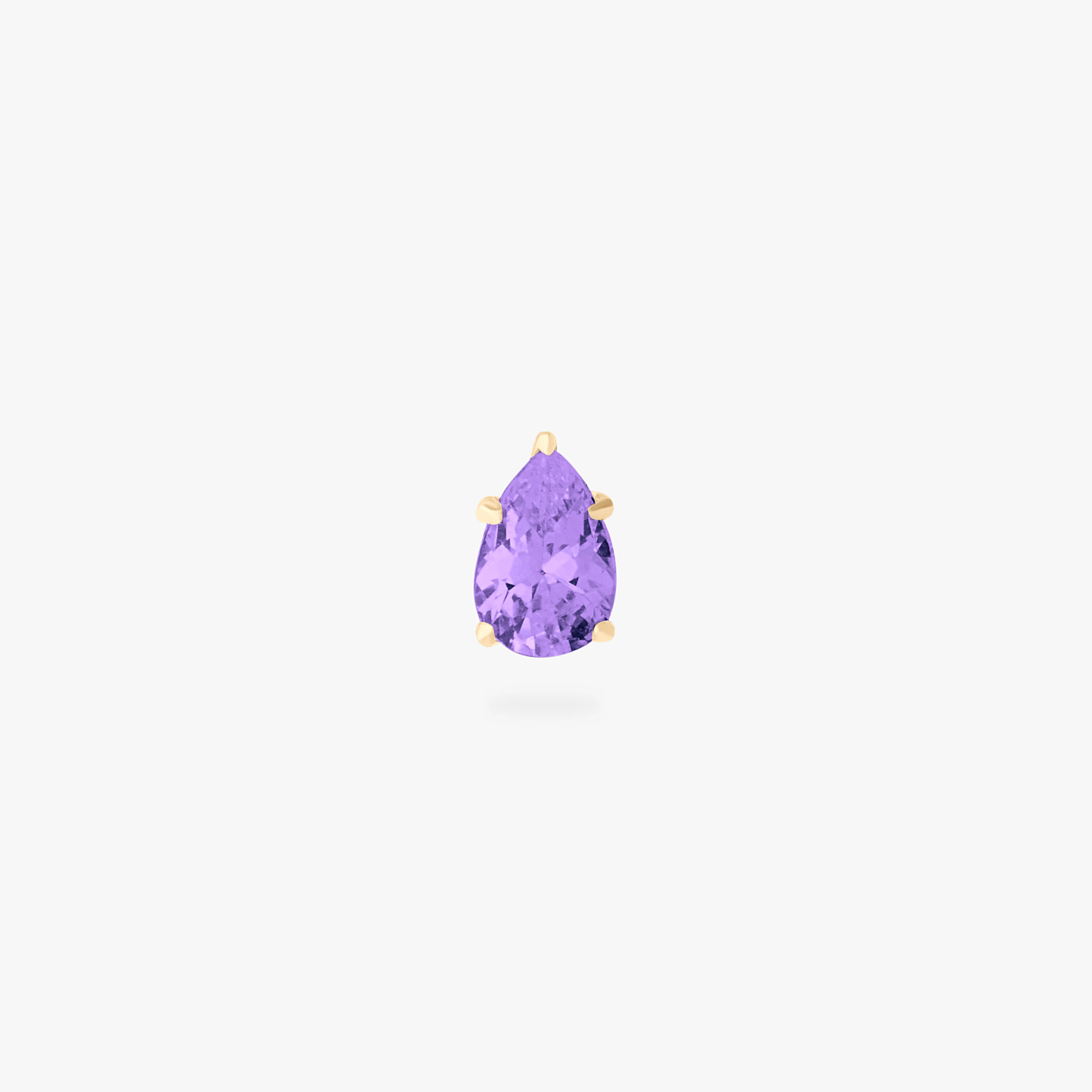 14K CZ Pear - Image 3