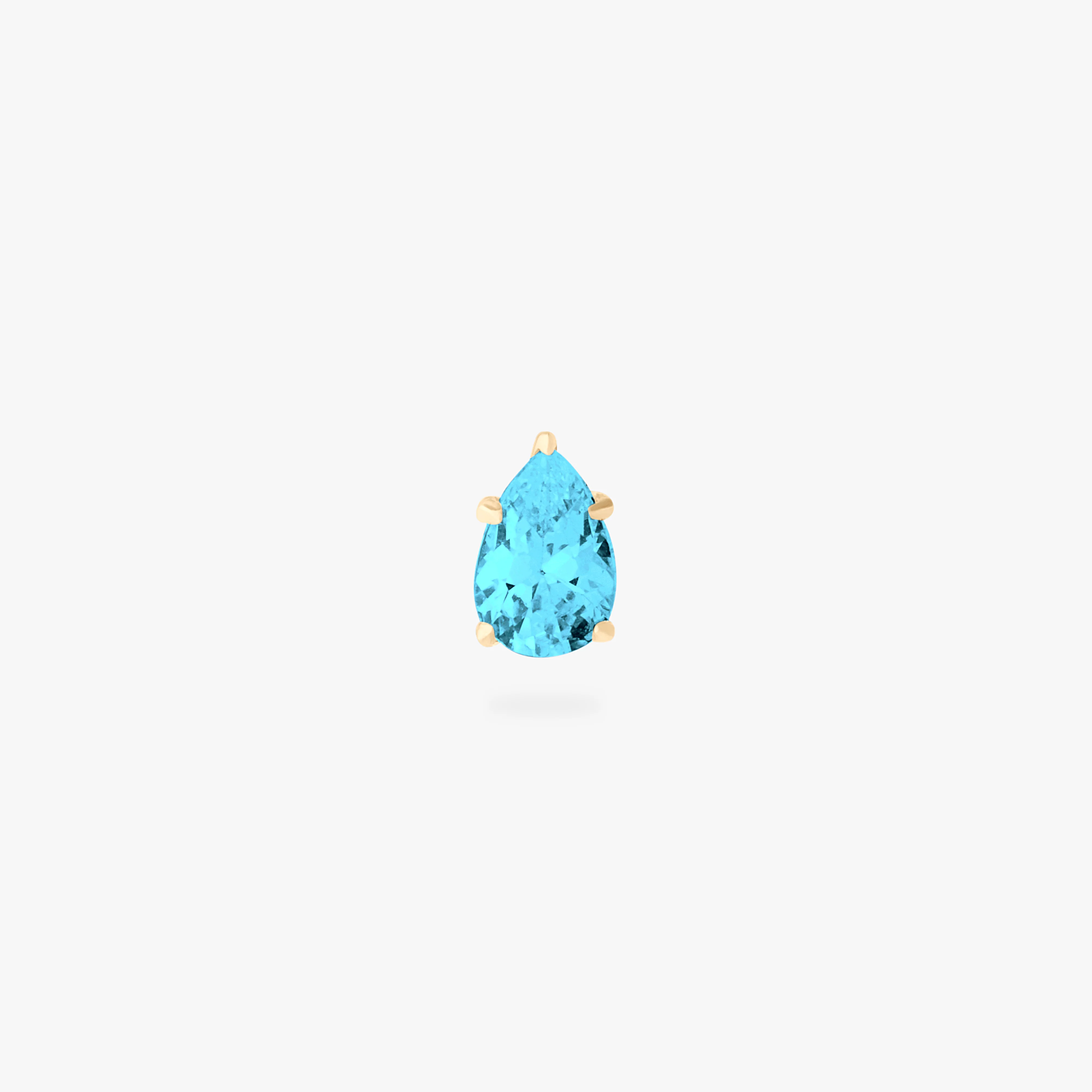 14K CZ Pear - Image 5