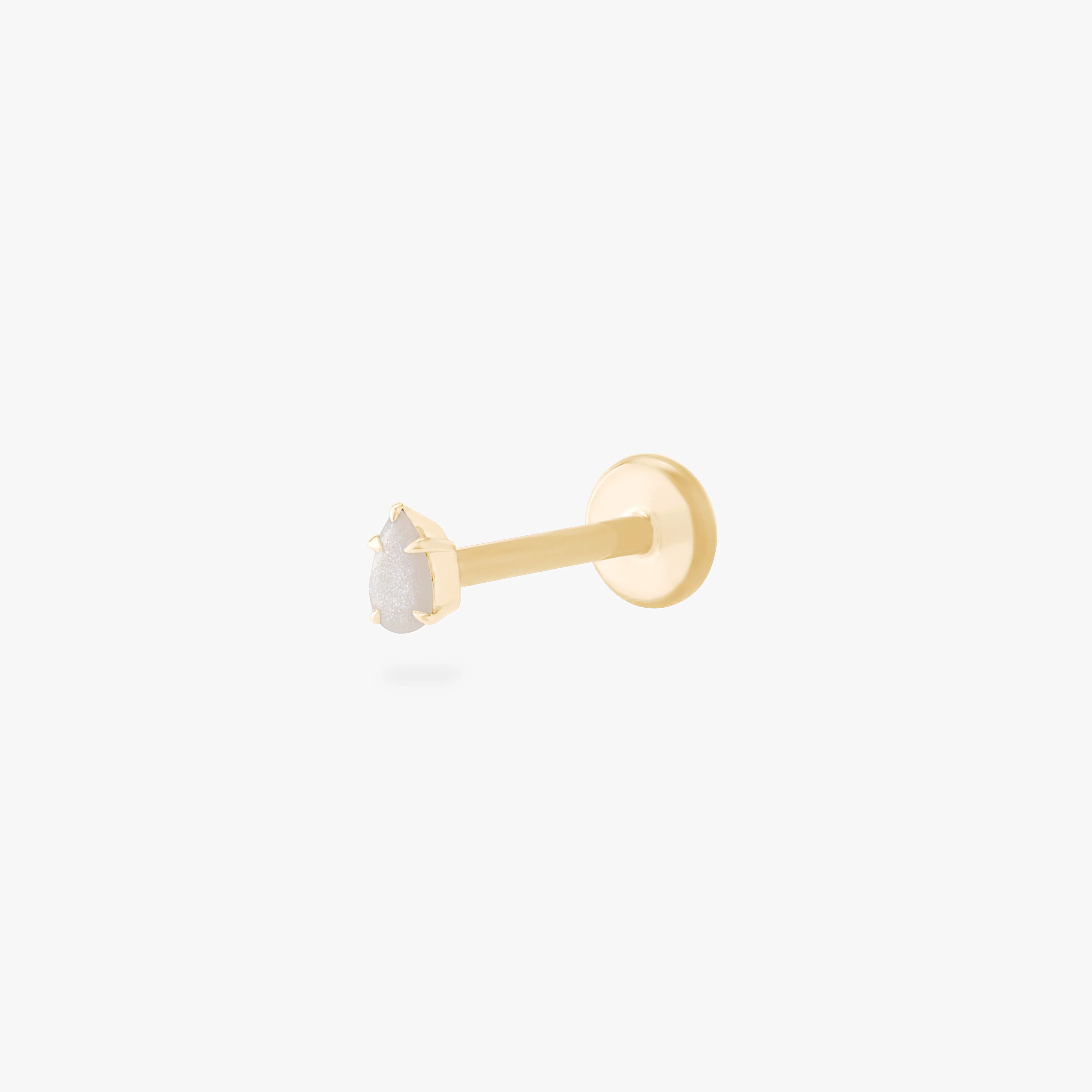 14K Pear Flatback - Image 28