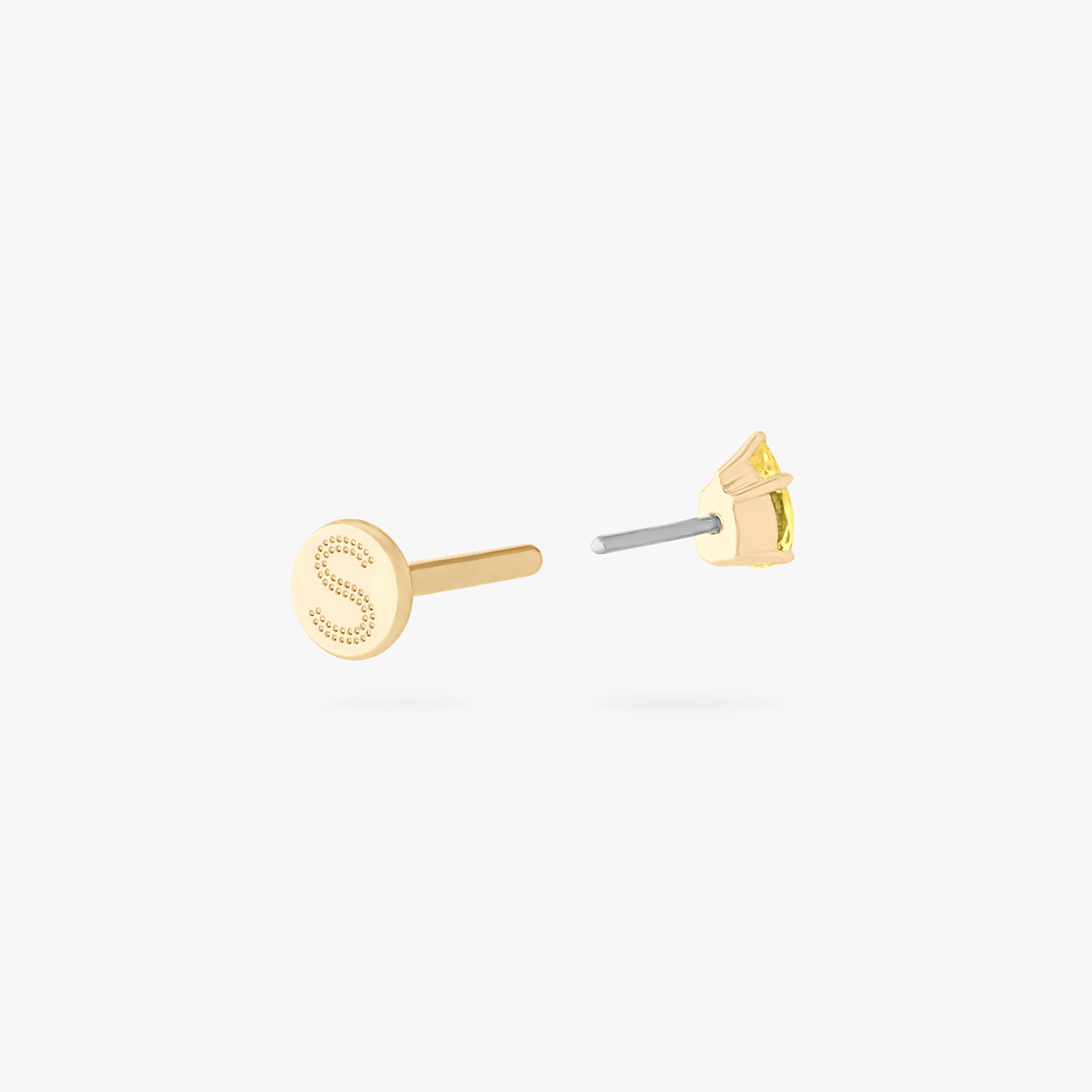 14K Pear Flatback - Image 3