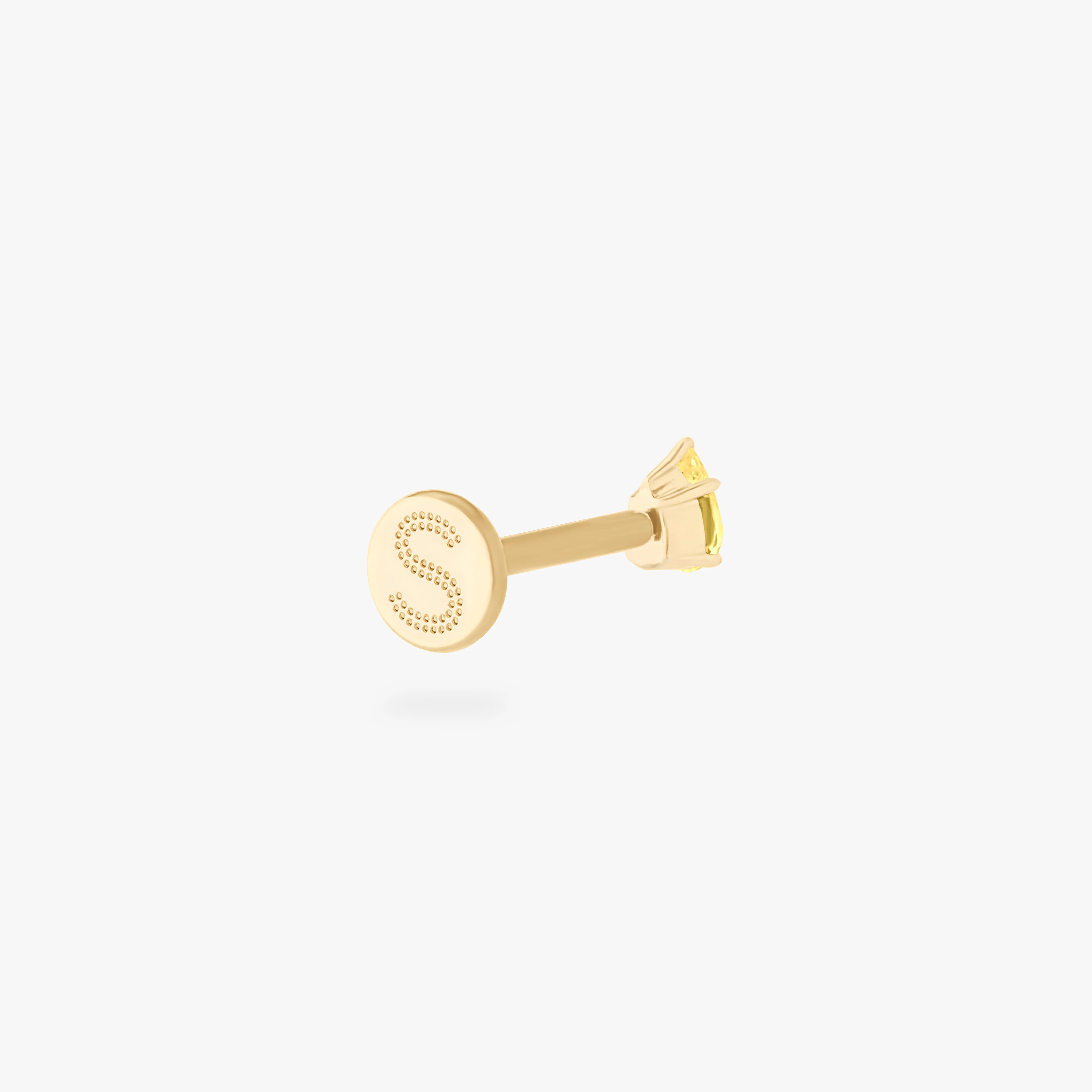 14K Pear Flatback - Image 4