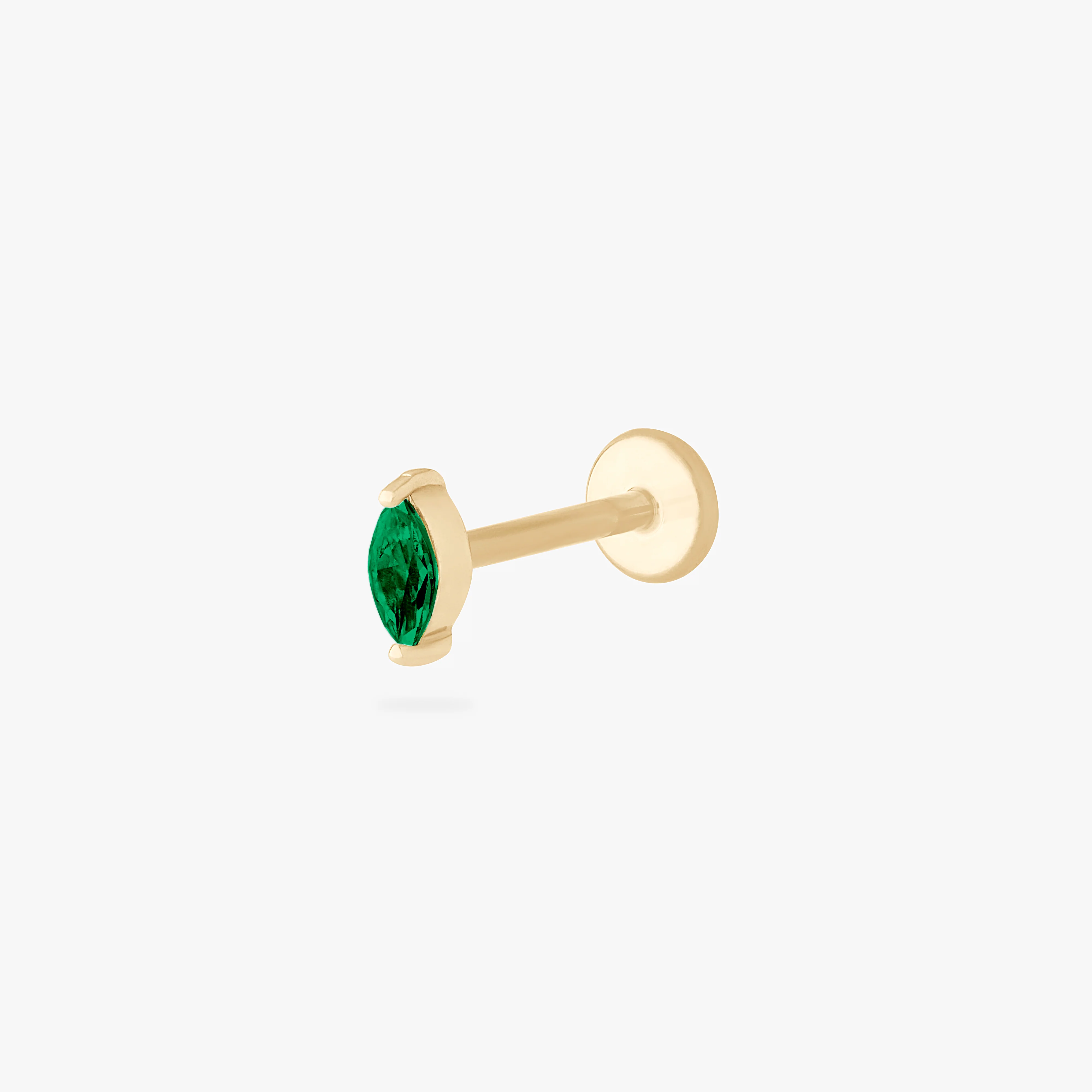 14K Marquise Flatback - Image 7