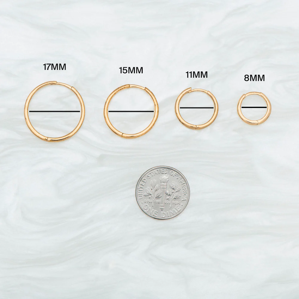 Medium Slim Hoop - Image 11