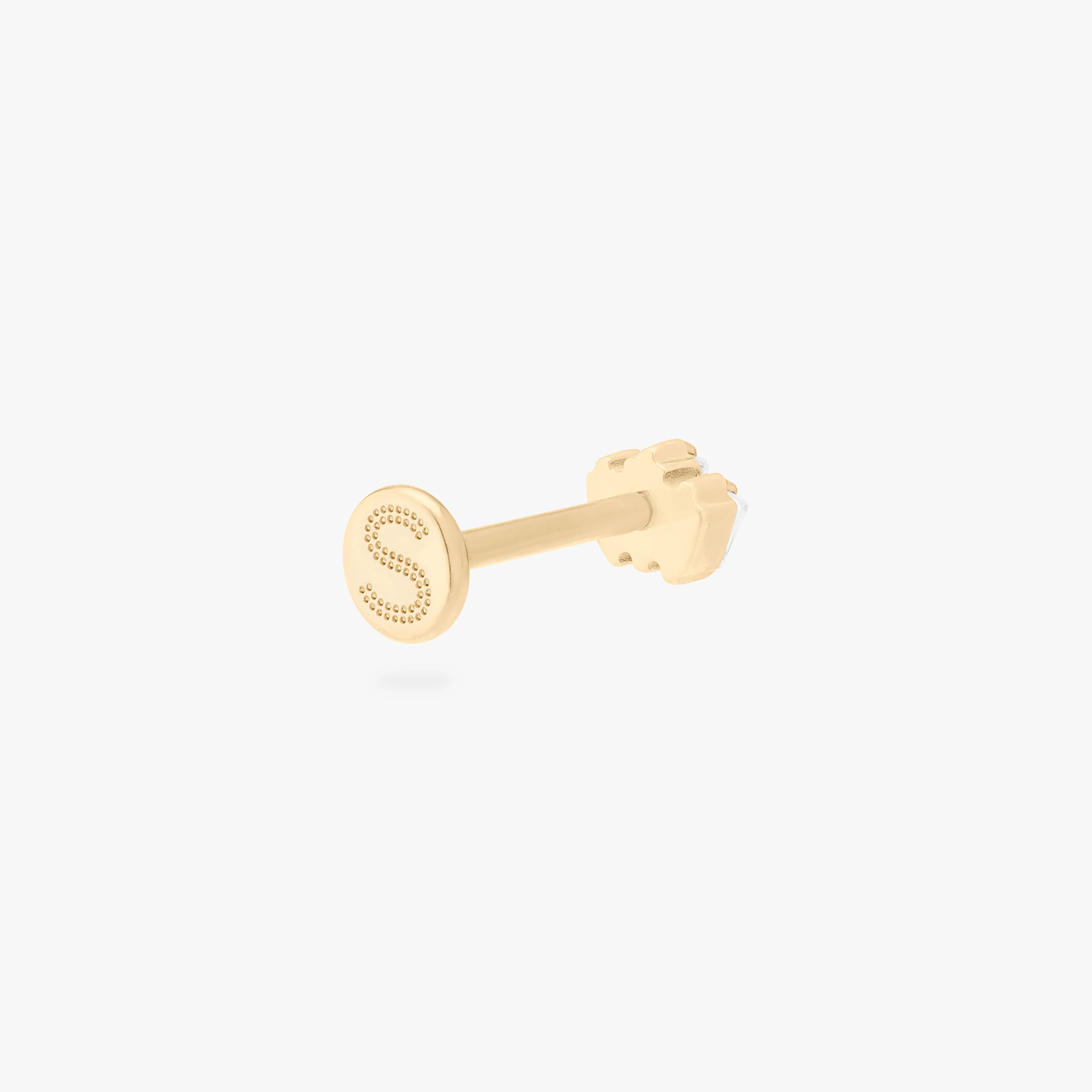 Micro Crown Baguette Flatback Stud - Image 5