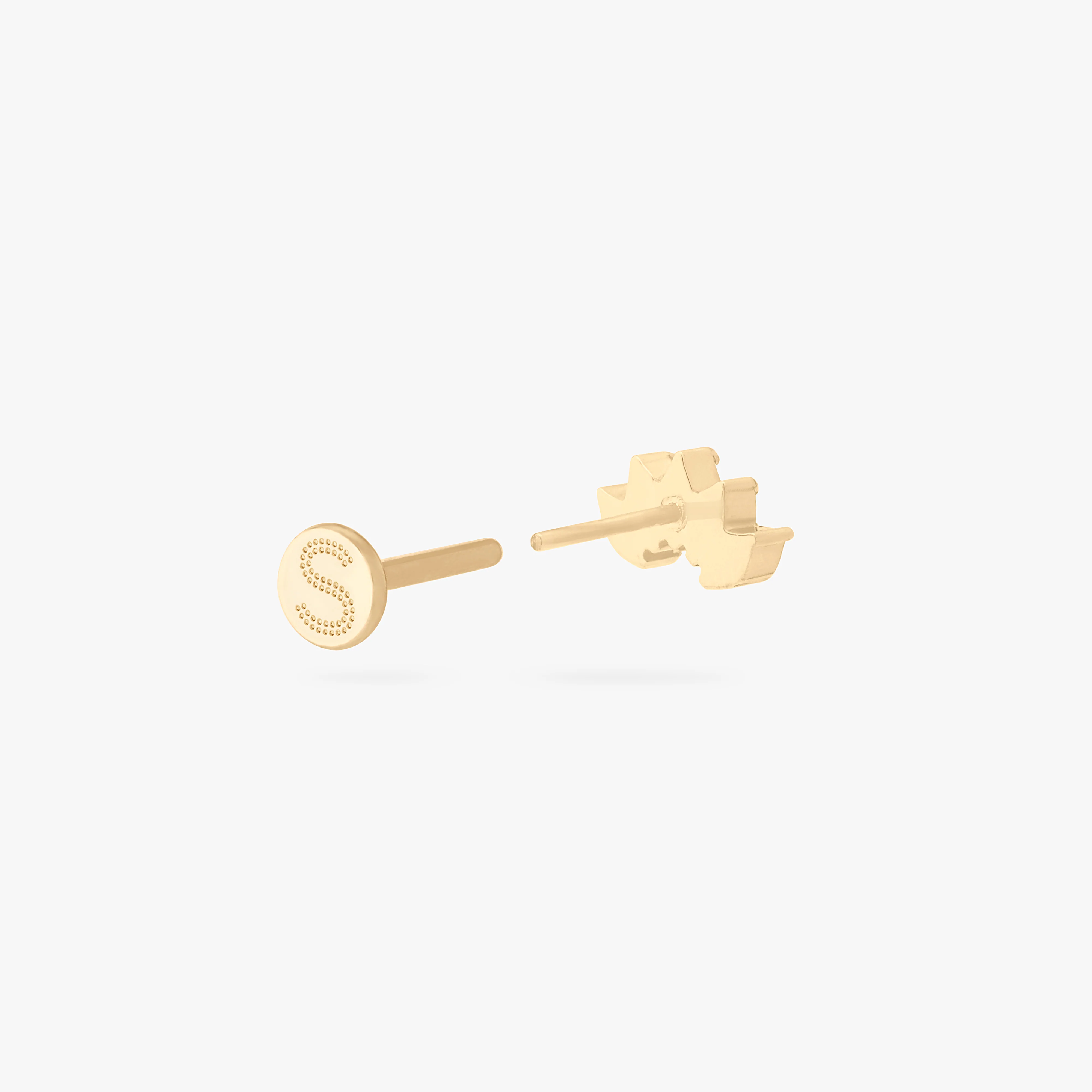 Micro Crown Marquise Flatback Stud - Image 4