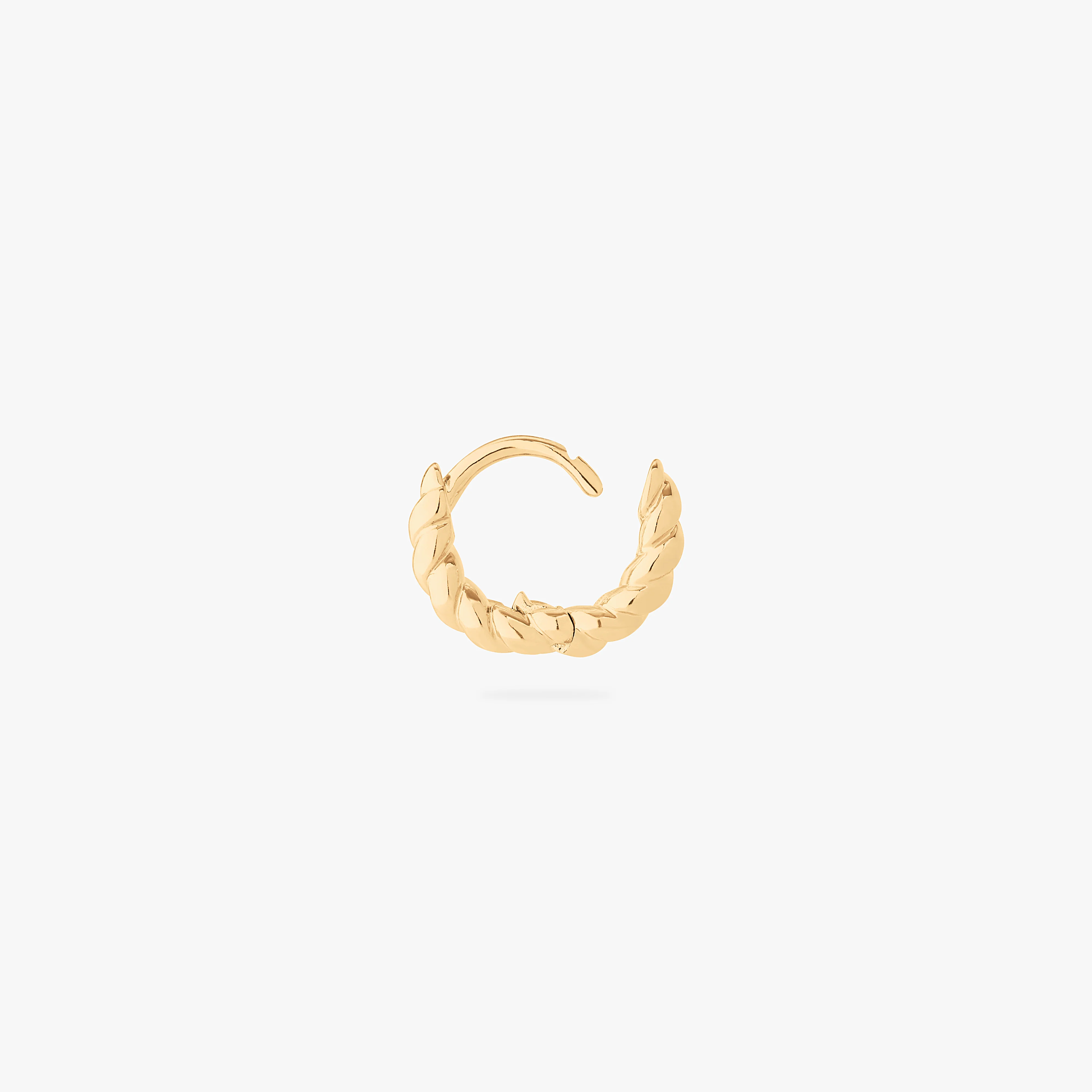 Micro French Twist Huggie - Image 3