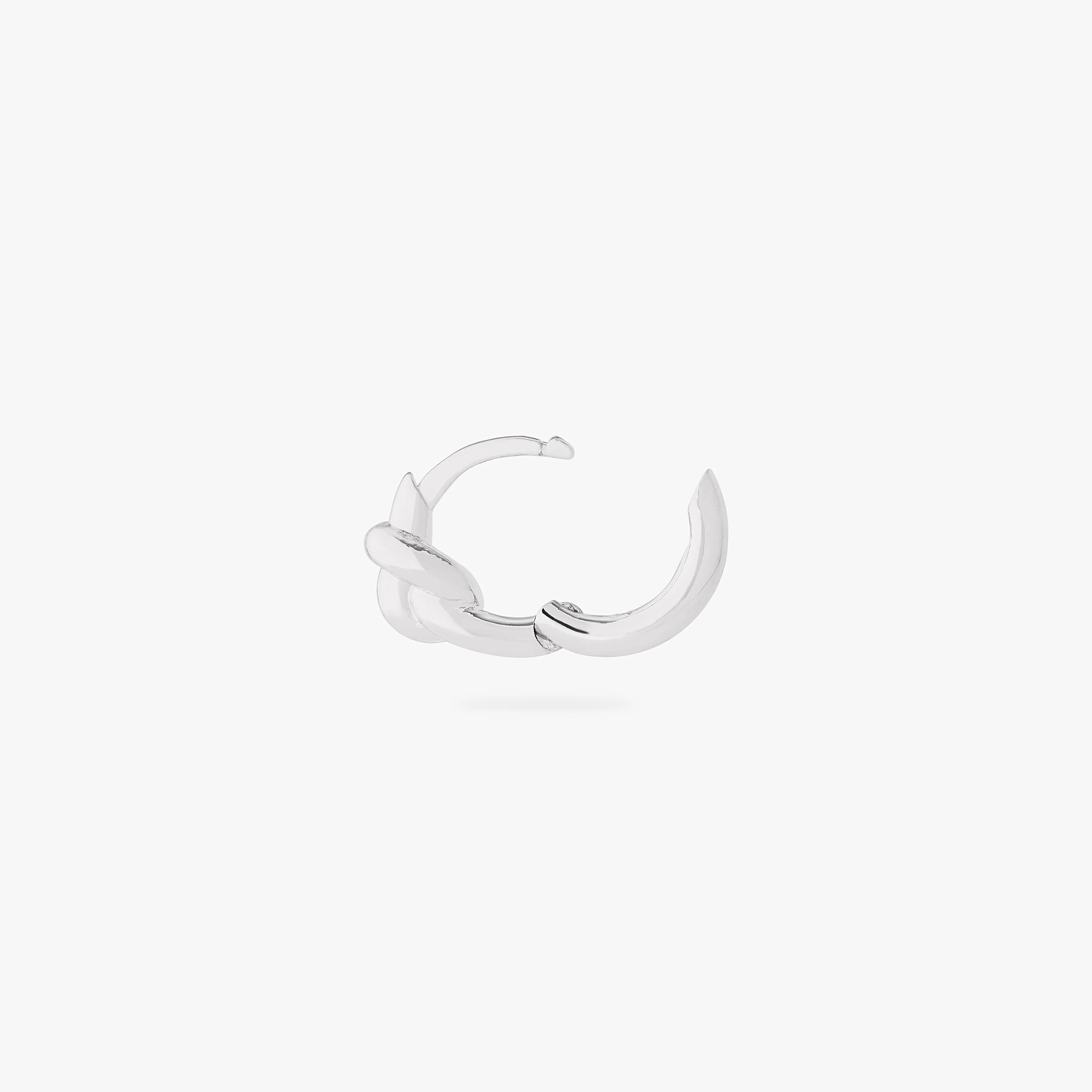 Micro Knot Huggie - Image 7