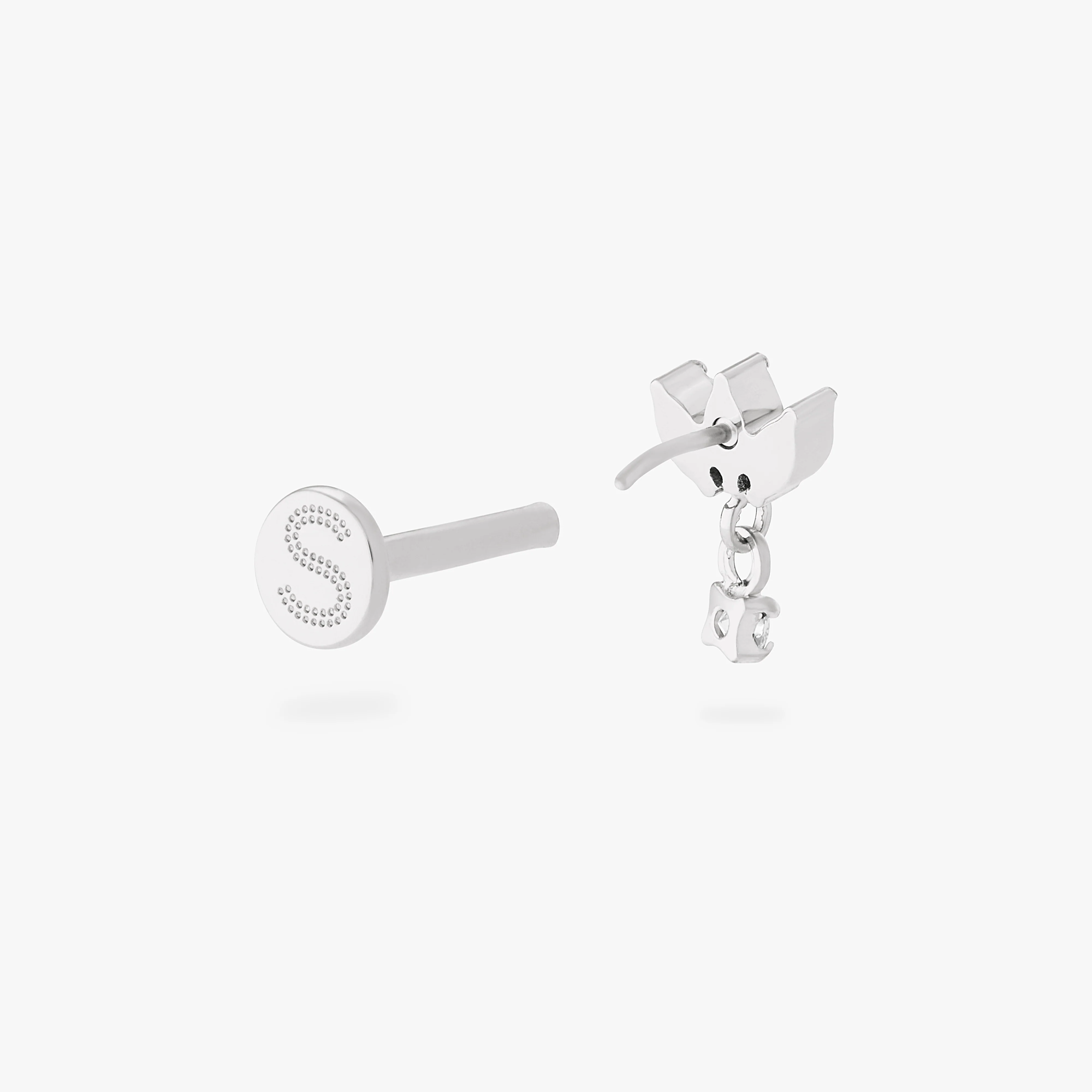 Micro Marquise Dangle Flatback Stud - Image 11