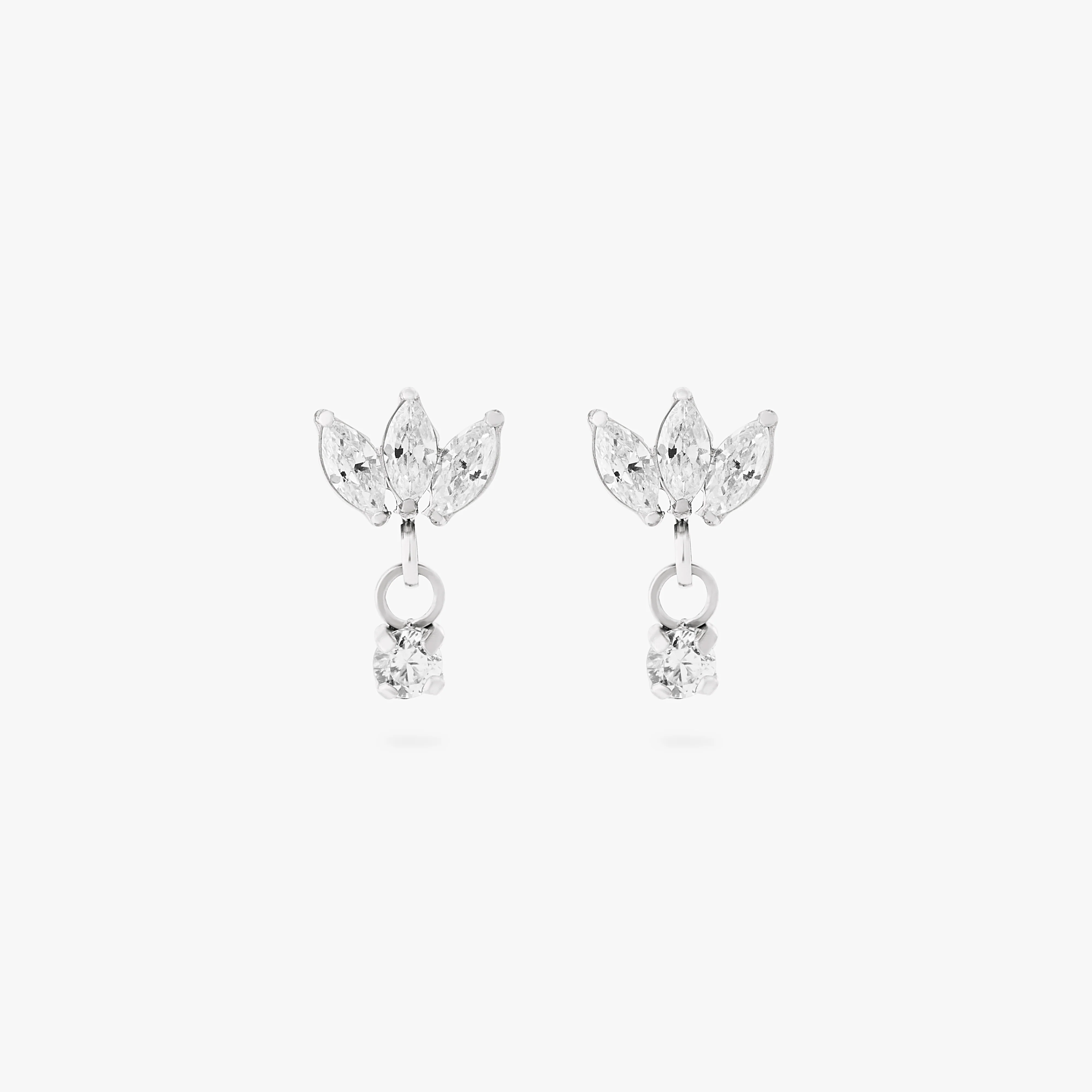Micro Marquise Dangle Flatback Stud - Image 12