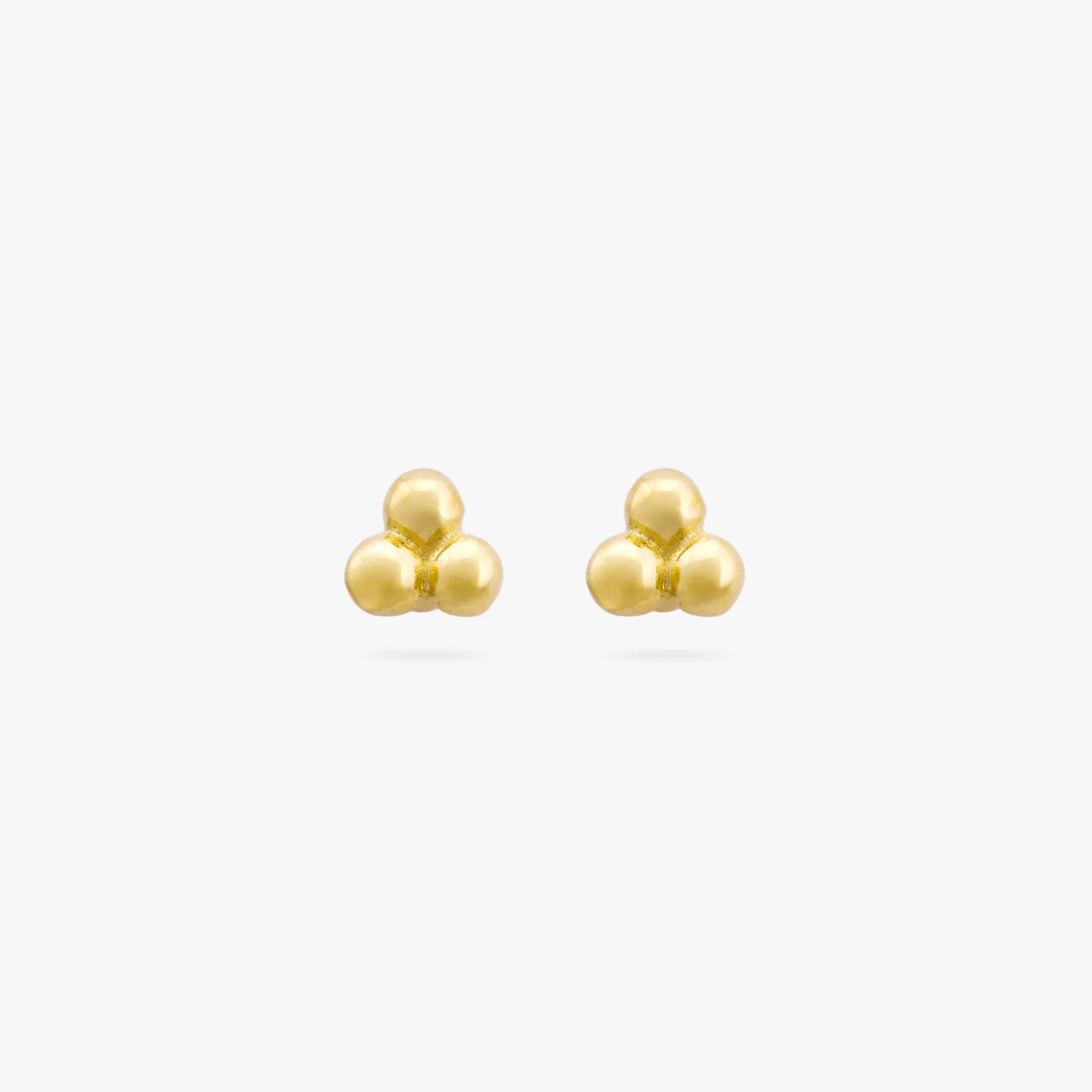 Beaded Triad Stud - Image 4