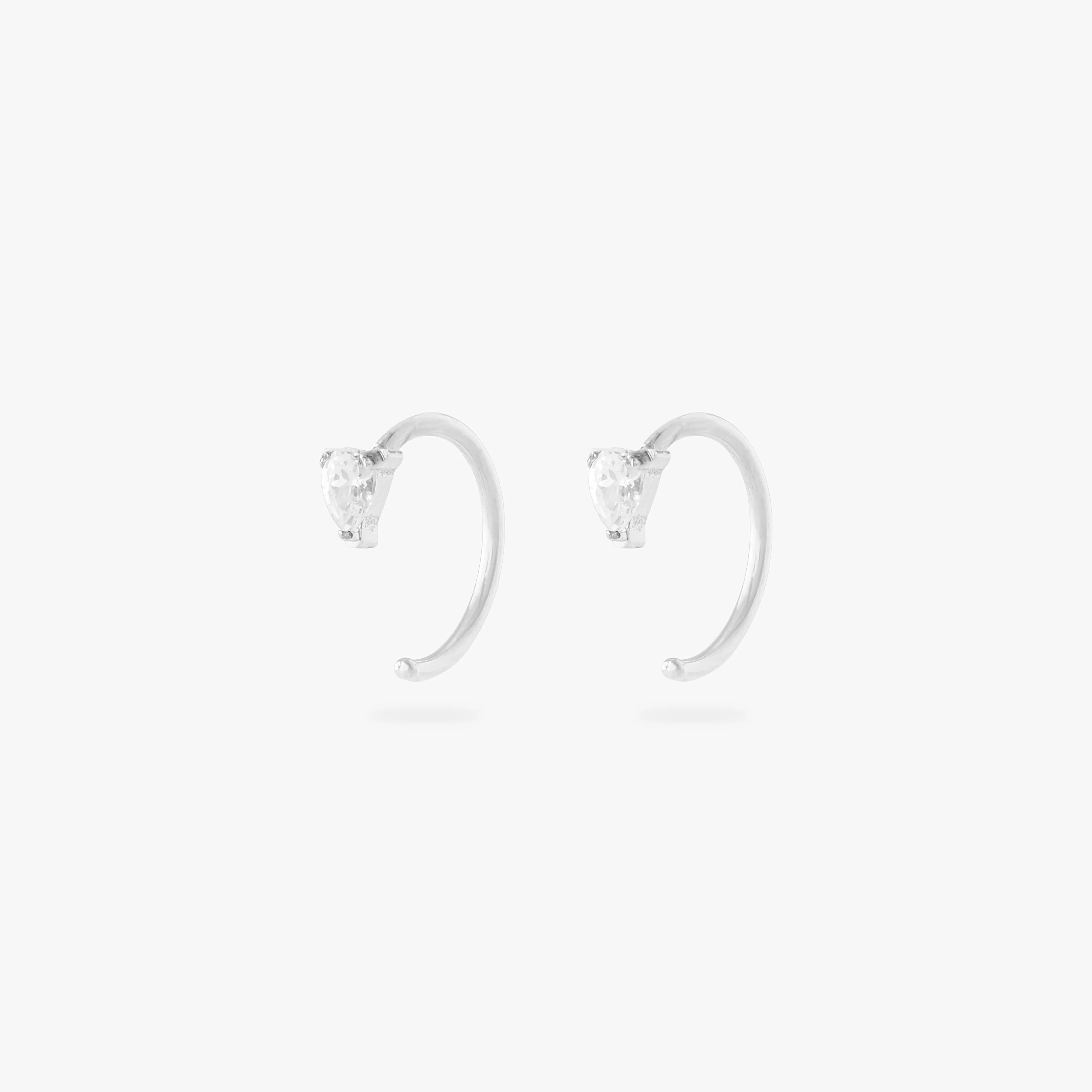 Open CZ Huggie 8mm - Image 8