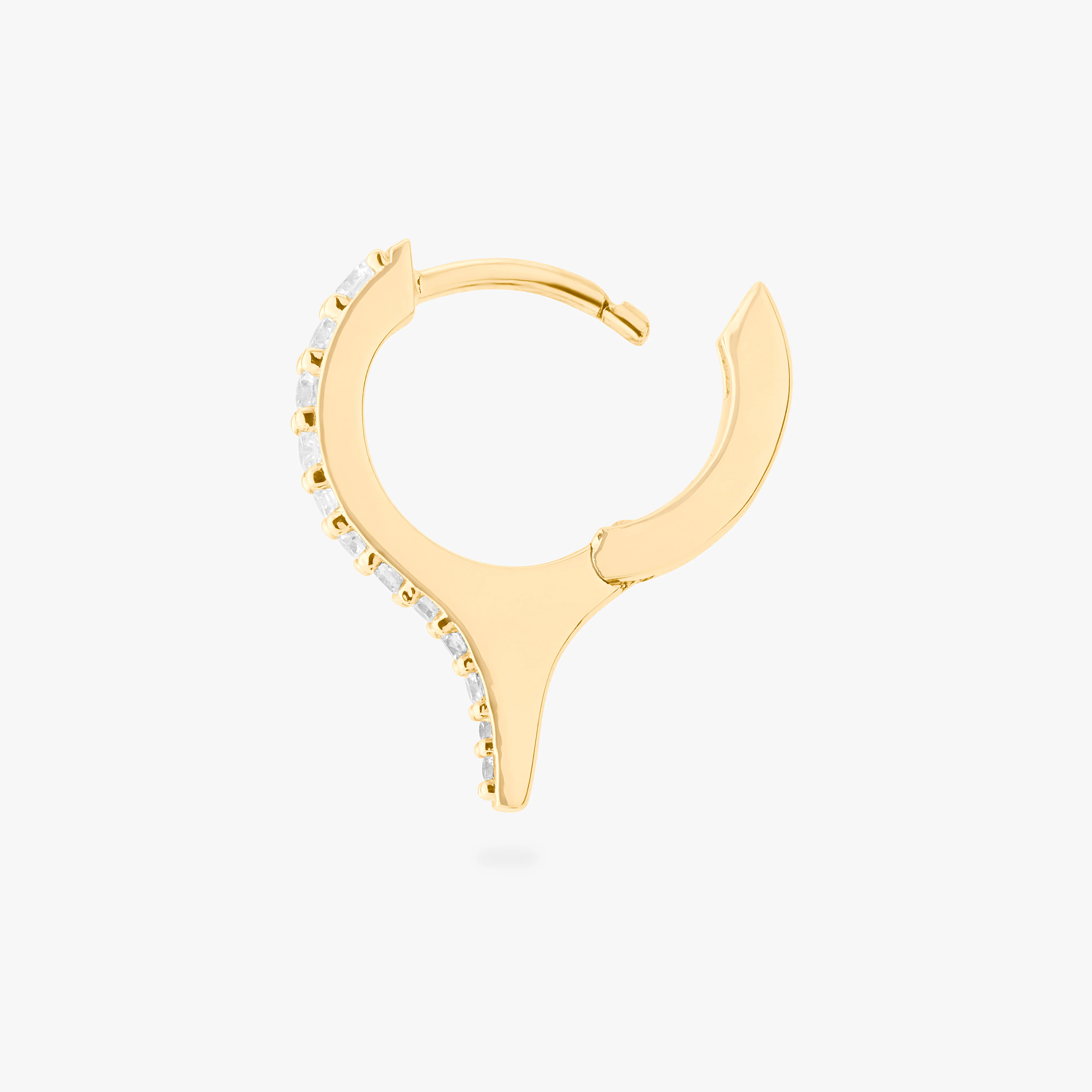 Pave Spike Huggie - Image 10