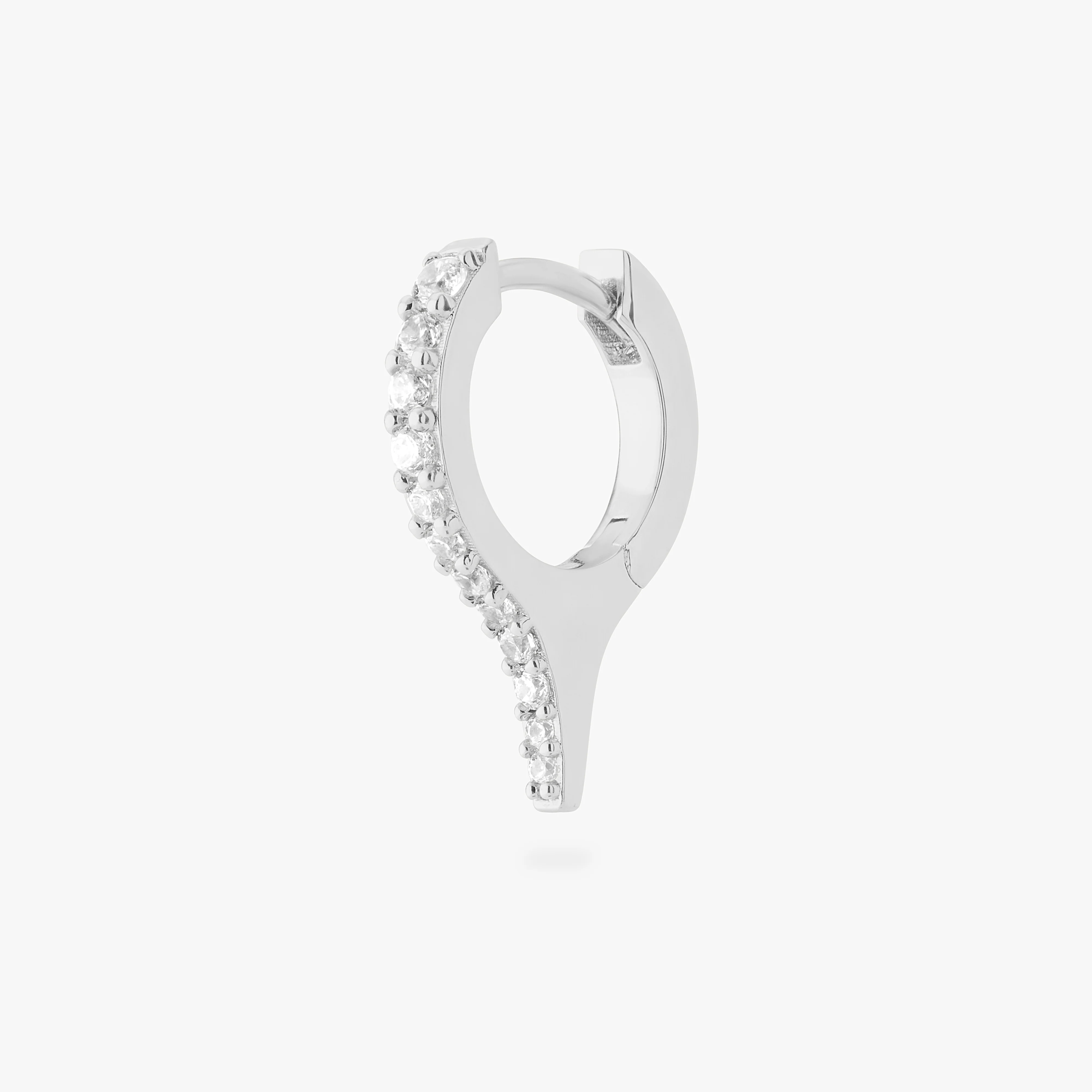 Pave Spike Huggie - Image 4
