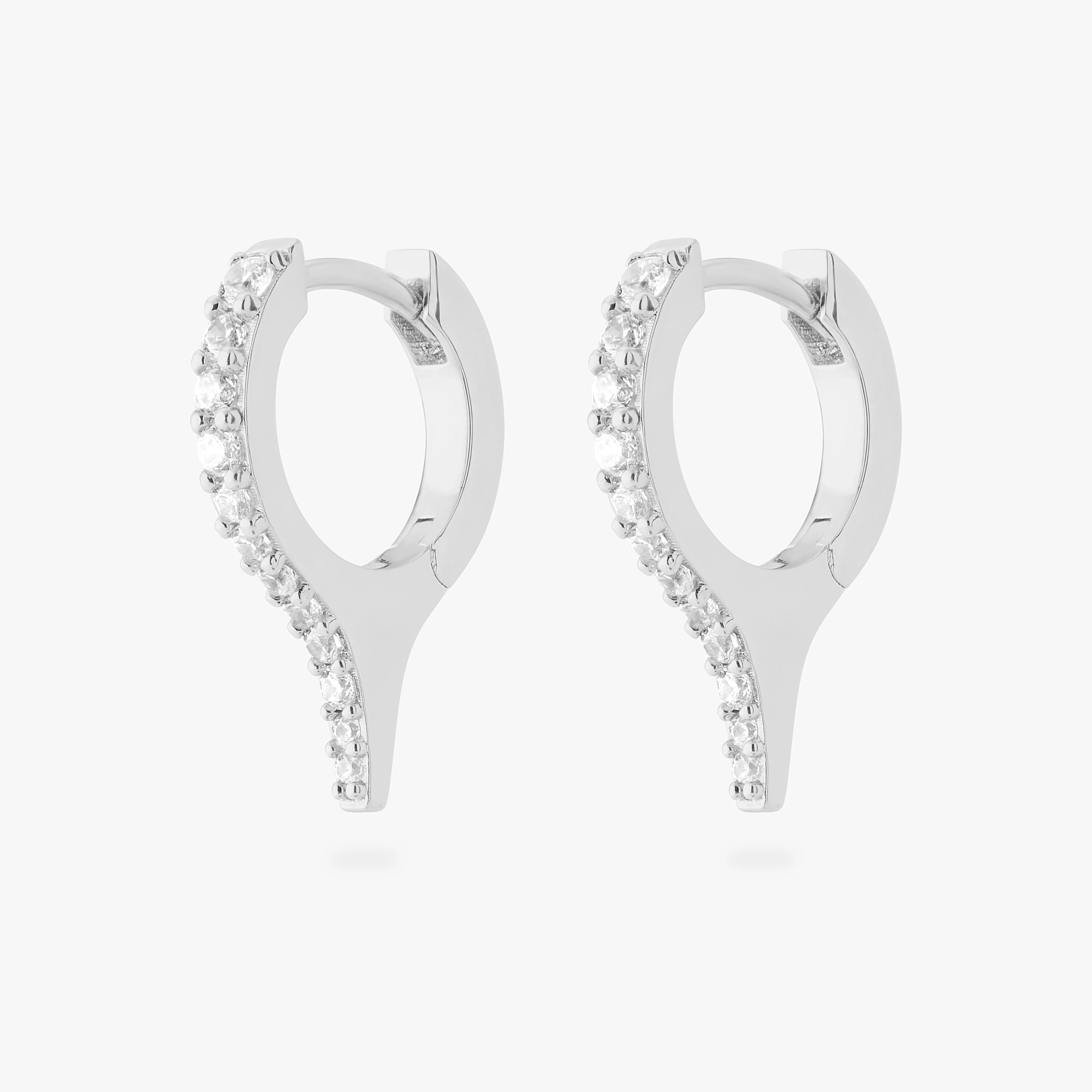 Pave Spike Huggie - Image 5