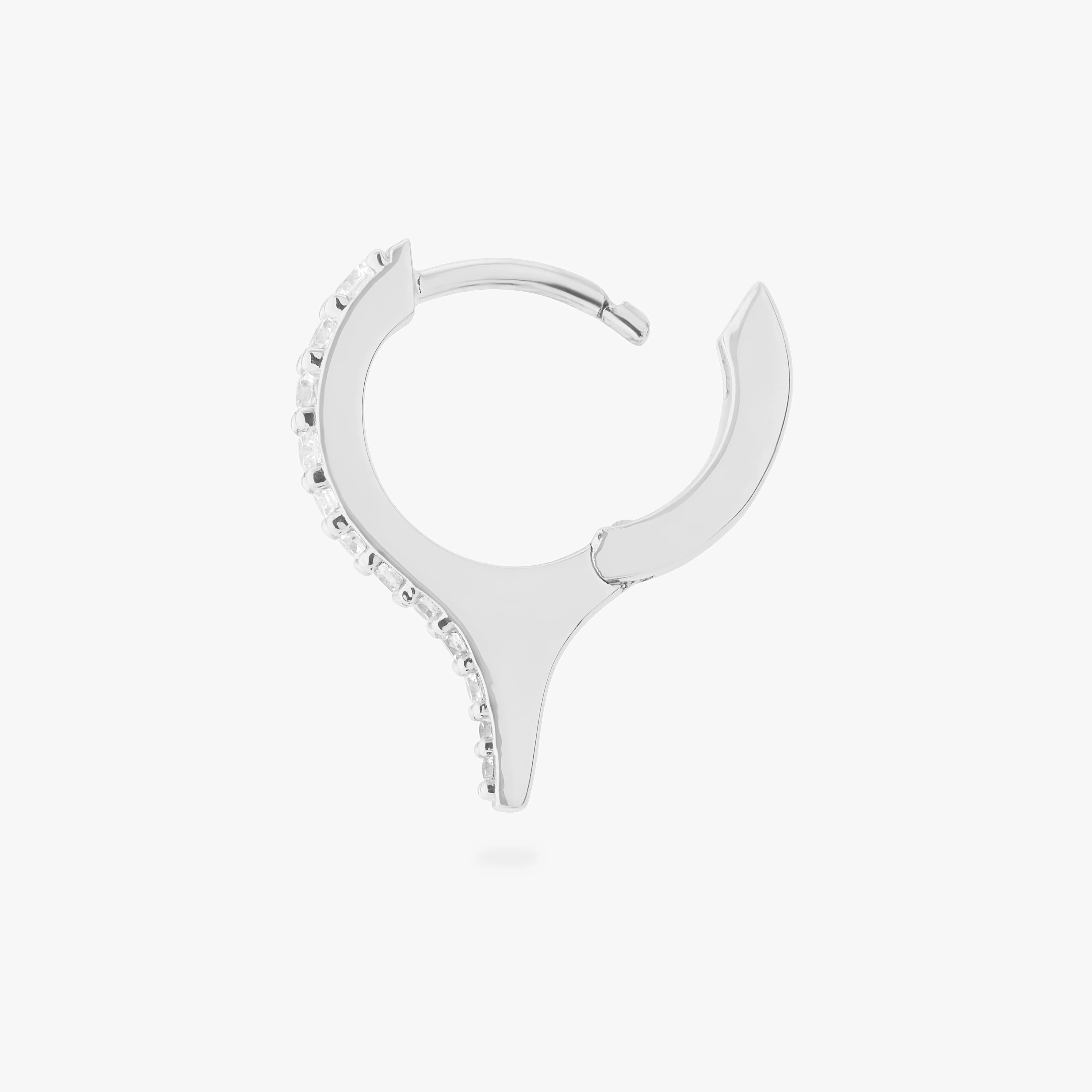 Pave Spike Huggie - Image 7