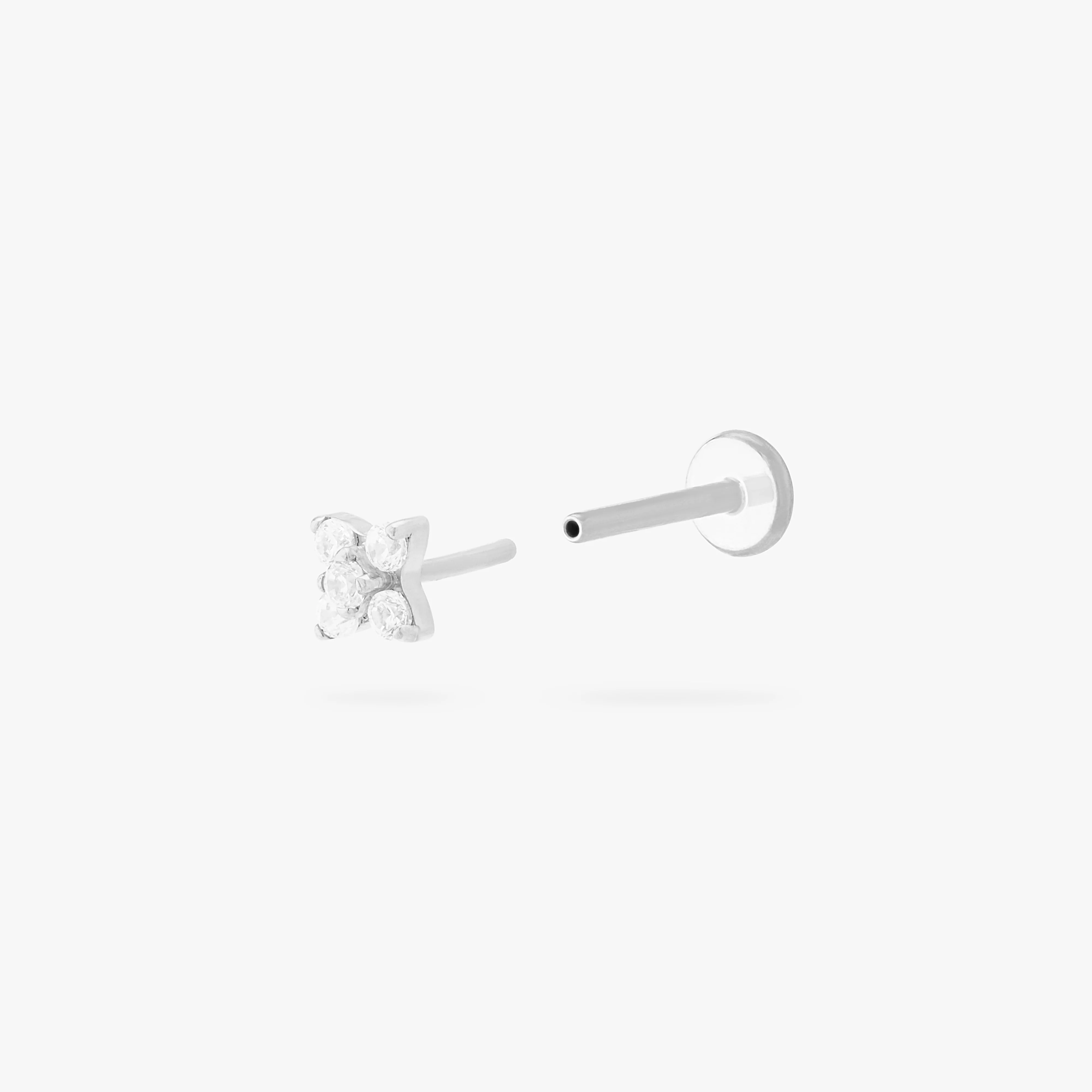 Pave X Flatback Stud - Image 9