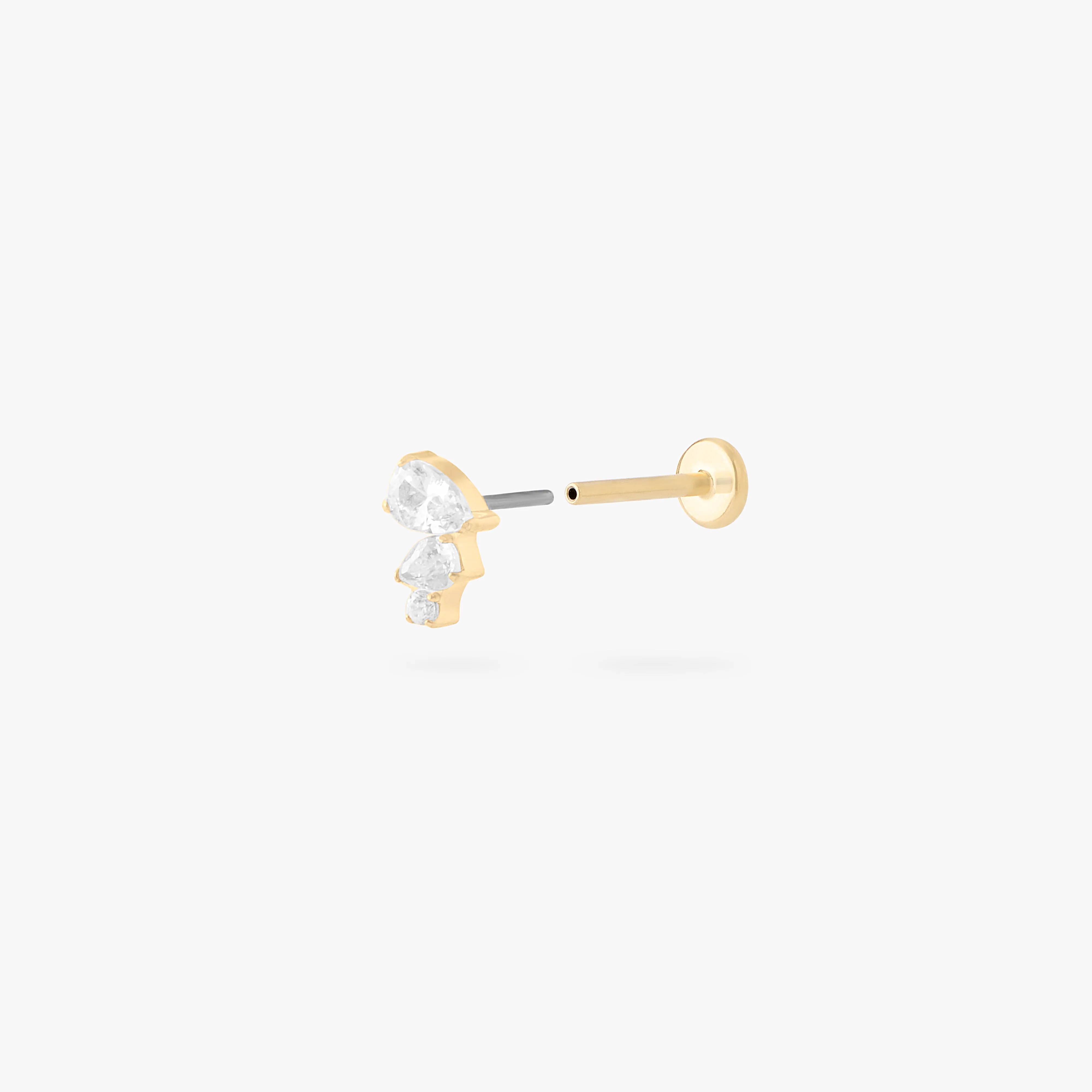 Pear Cluster Flatback Stud - Image 3