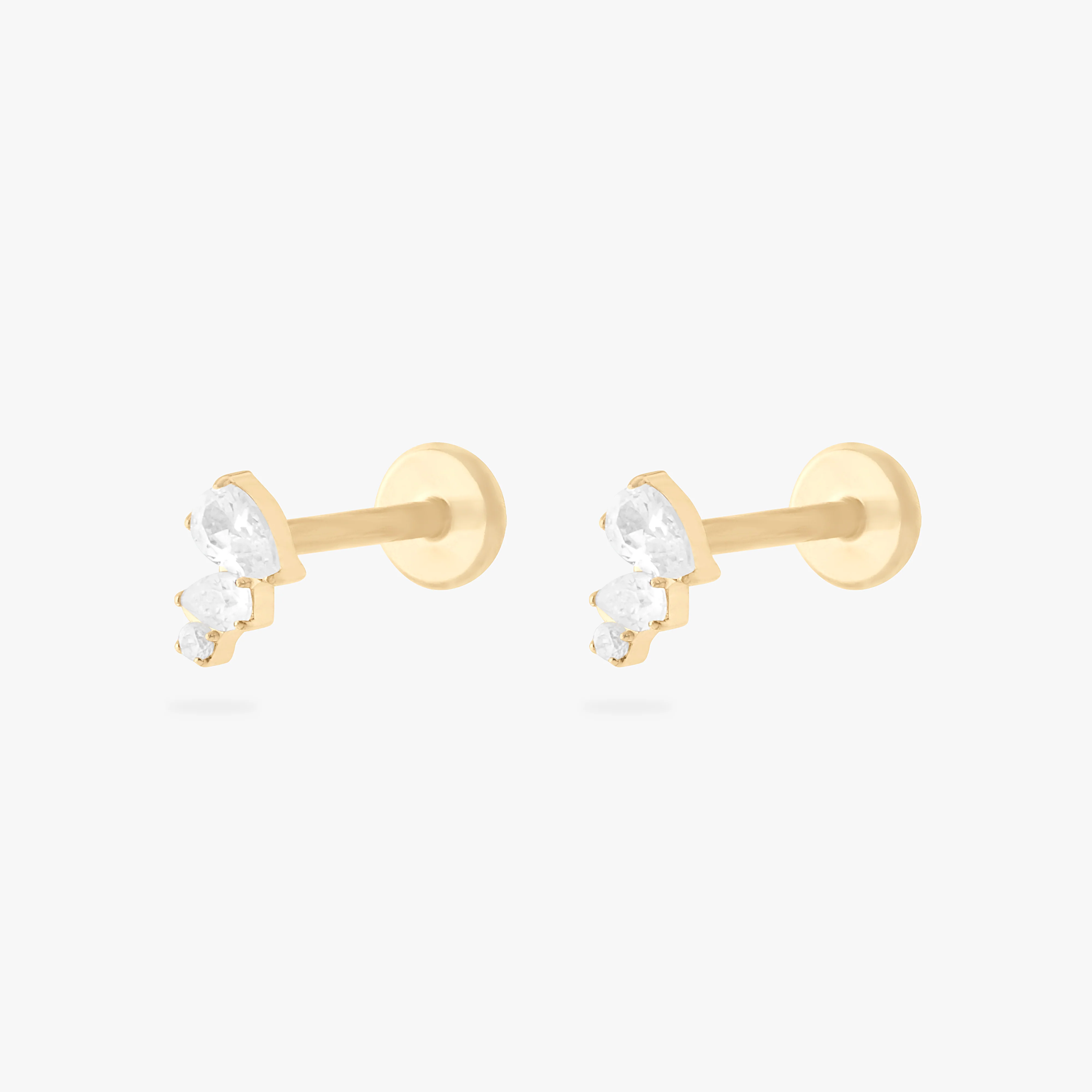 Pear Cluster Flatback Stud - Image 6