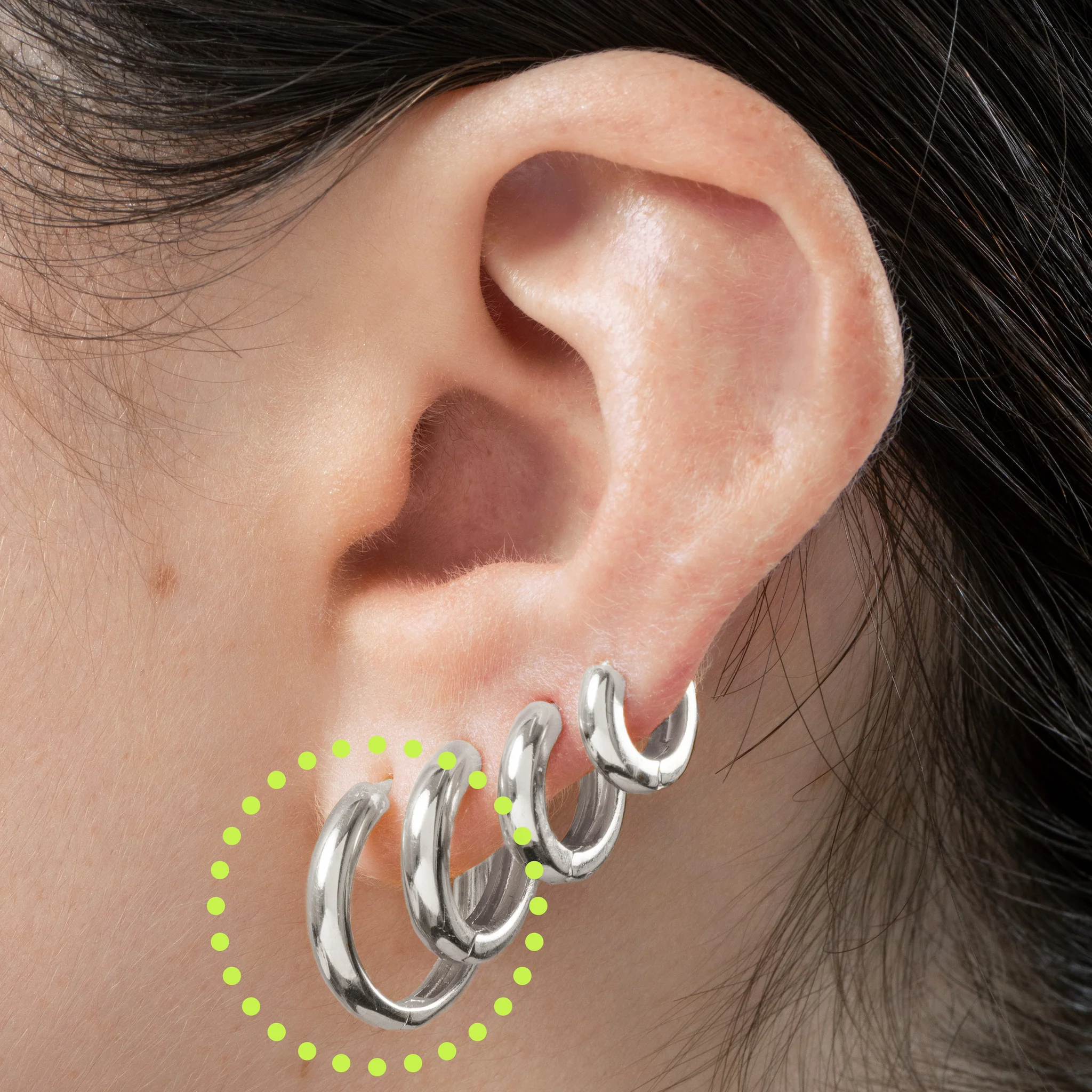Small Chunky Hoop - Image 6
