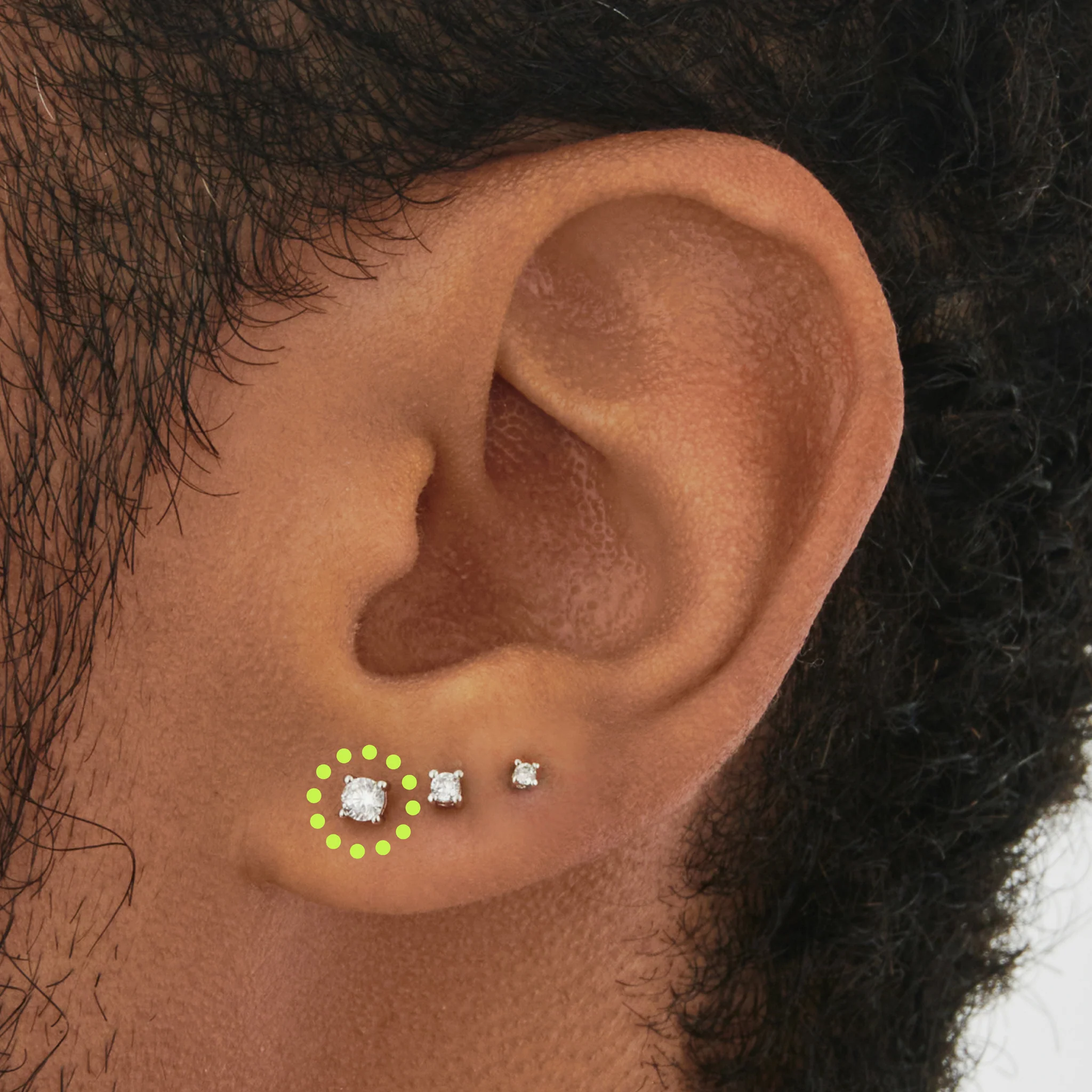 Small CZ Stud - Image 6