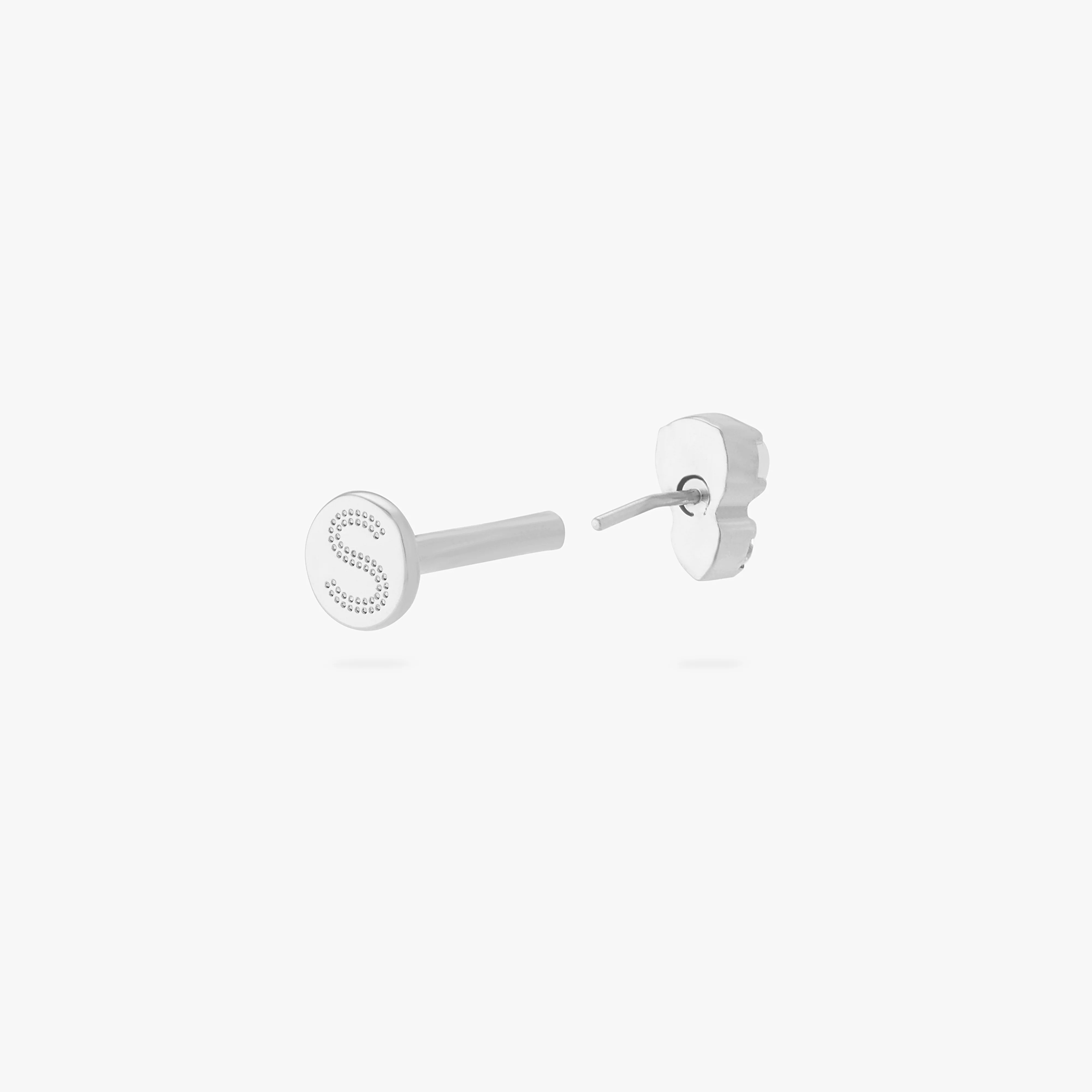 Stacked CZ Pearl Flatback Stud - Image 11